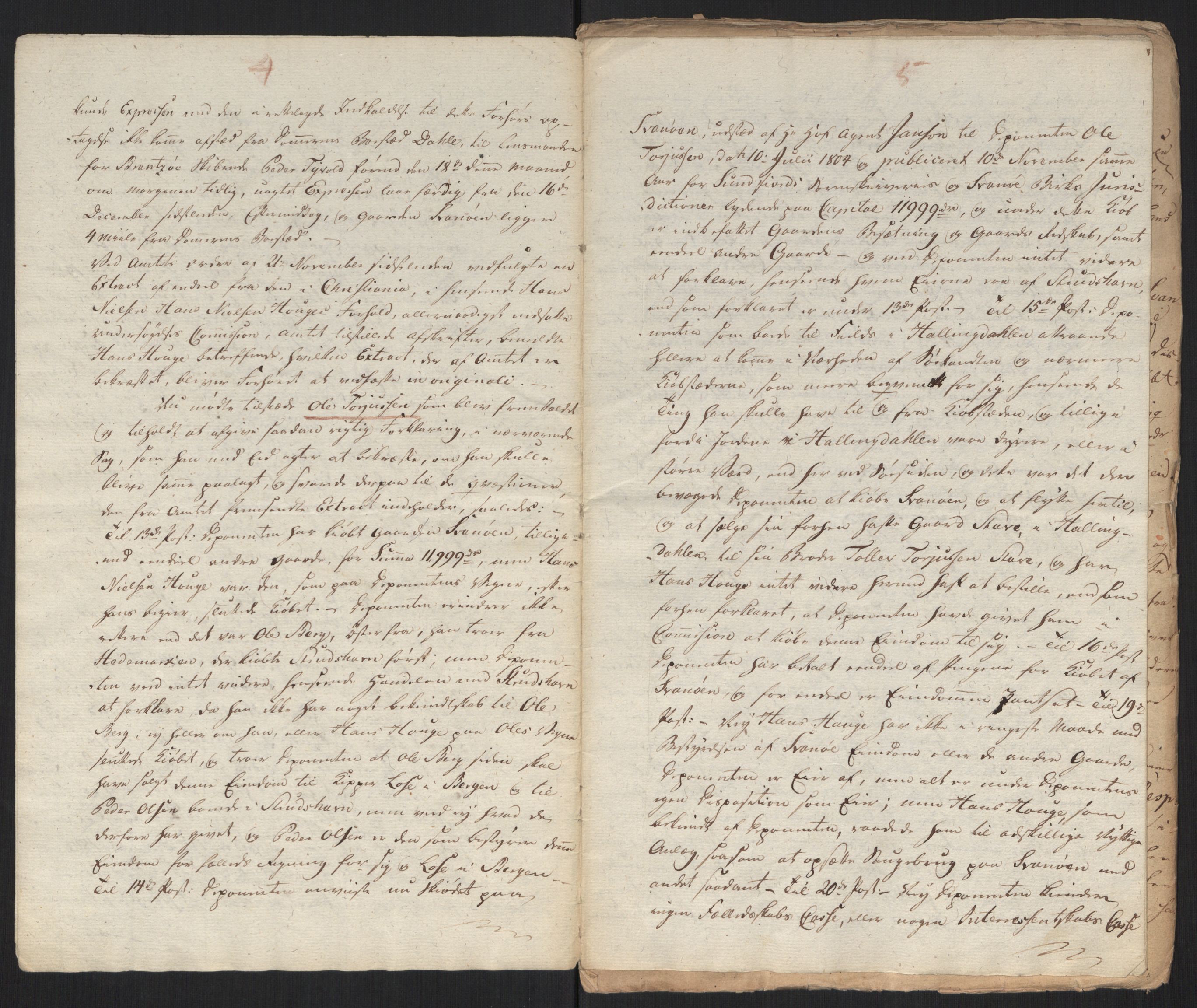 Justisdepartementet, Kommisjon i saken mot Hans Nielsen Hauge 1804, AV/RA-S-1151/D/L0004: Hans Nielsen Hauges sak, 1813, p. 242