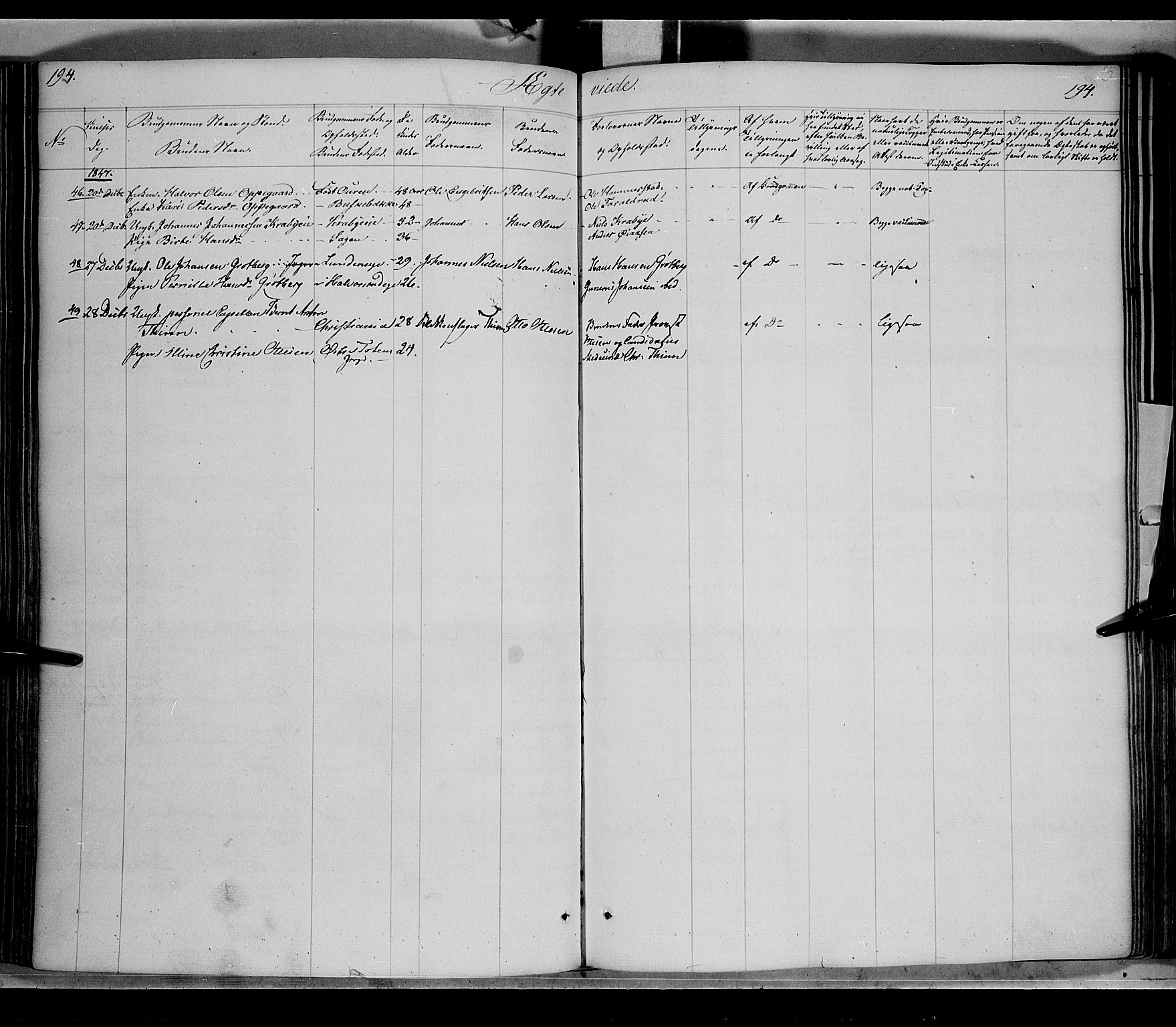 Østre Toten prestekontor, SAH/PREST-104/H/Ha/Haa/L0002: Parish register (official) no. 2, 1840-1847, p. 194