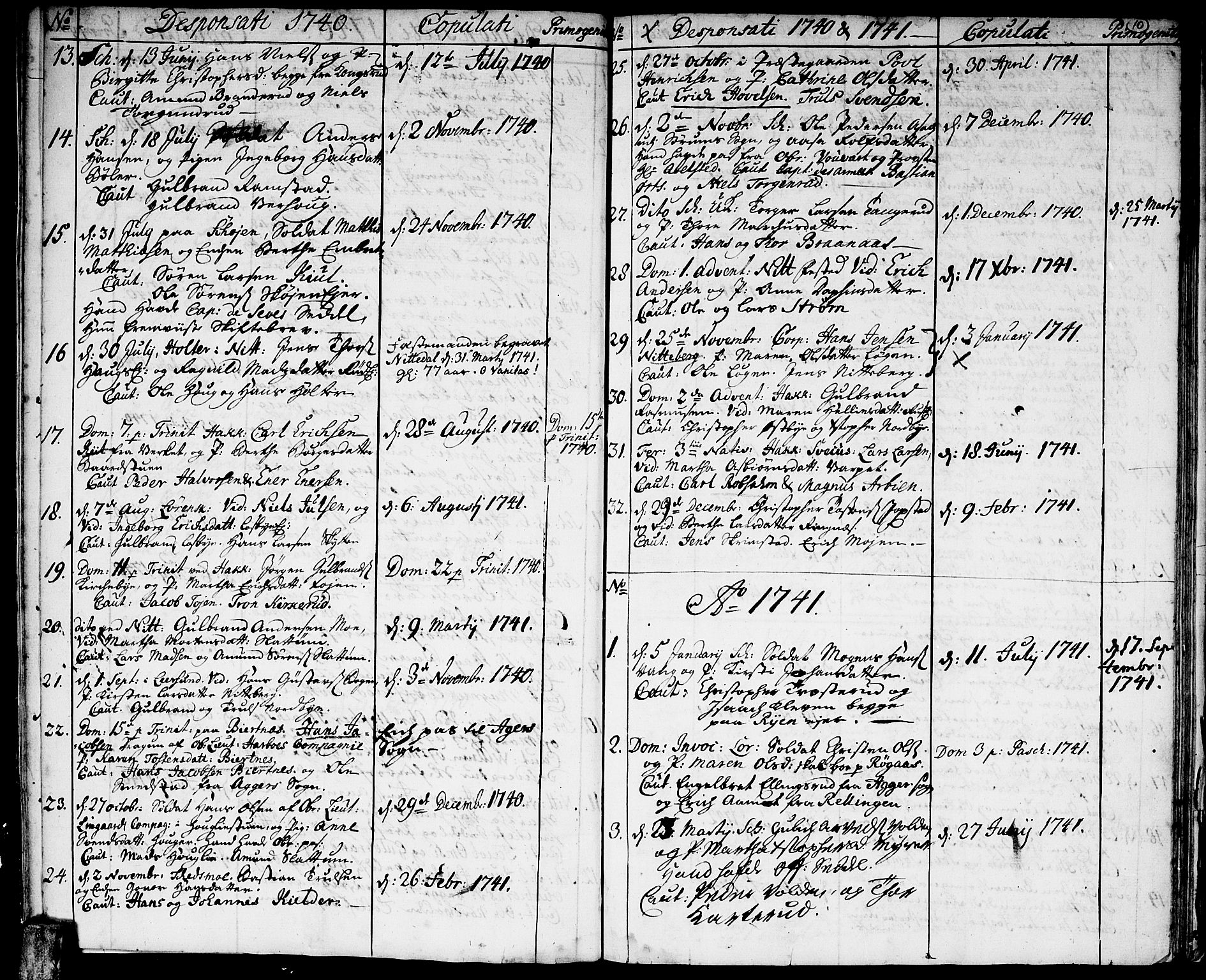 Skedsmo prestekontor Kirkebøker, SAO/A-10033a/F/Fa/L0004: Parish register (official) no. I 4, 1737-1768, p. 10