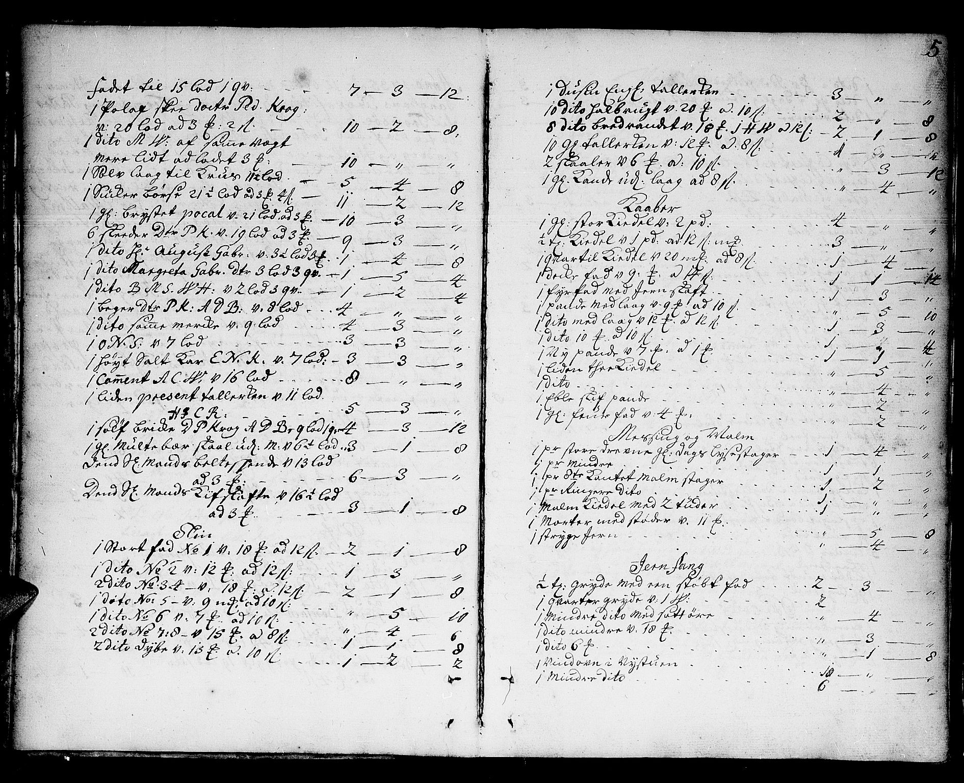 Tromsø/Troms prosti, AV/SATØ-S-1341/F/Fc/L0016: Skifteprotokoll, 1733-1788, p. 4b-5a