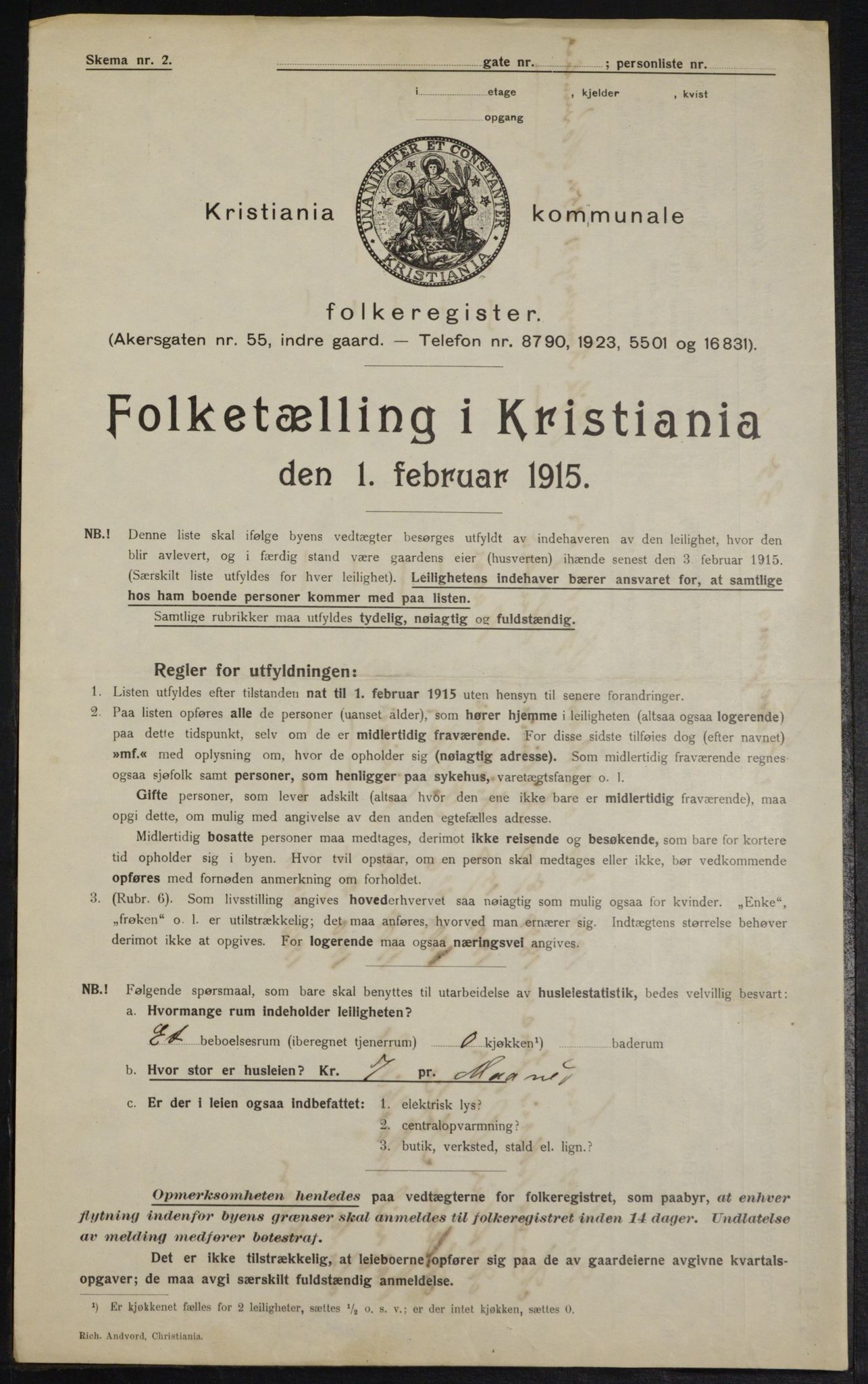 OBA, Municipal Census 1915 for Kristiania, 1915, p. 47541