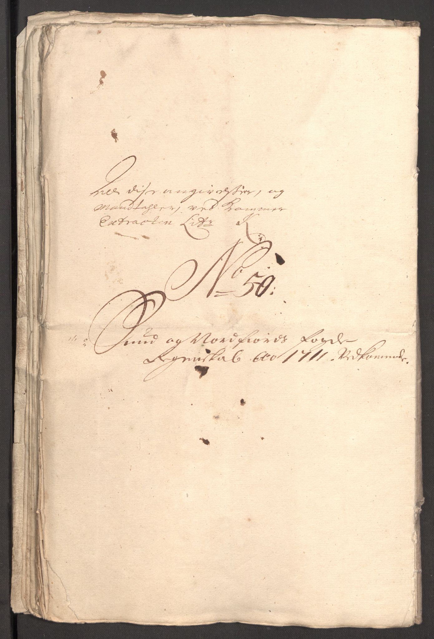 Rentekammeret inntil 1814, Reviderte regnskaper, Fogderegnskap, AV/RA-EA-4092/R53/L3434: Fogderegnskap Sunn- og Nordfjord, 1711, p. 129