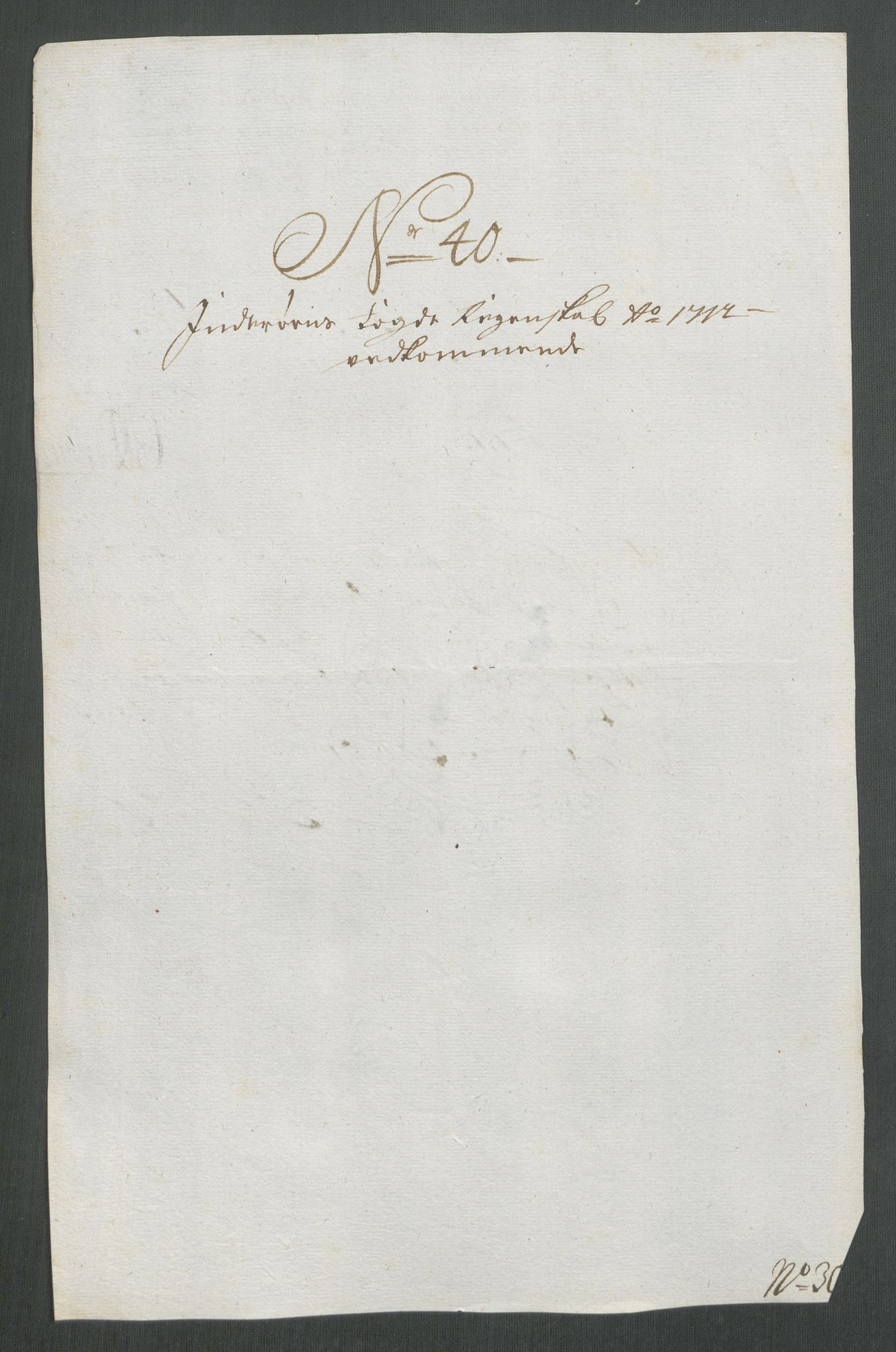 Rentekammeret inntil 1814, Reviderte regnskaper, Fogderegnskap, AV/RA-EA-4092/R63/L4320: Fogderegnskap Inderøy, 1712, p. 299