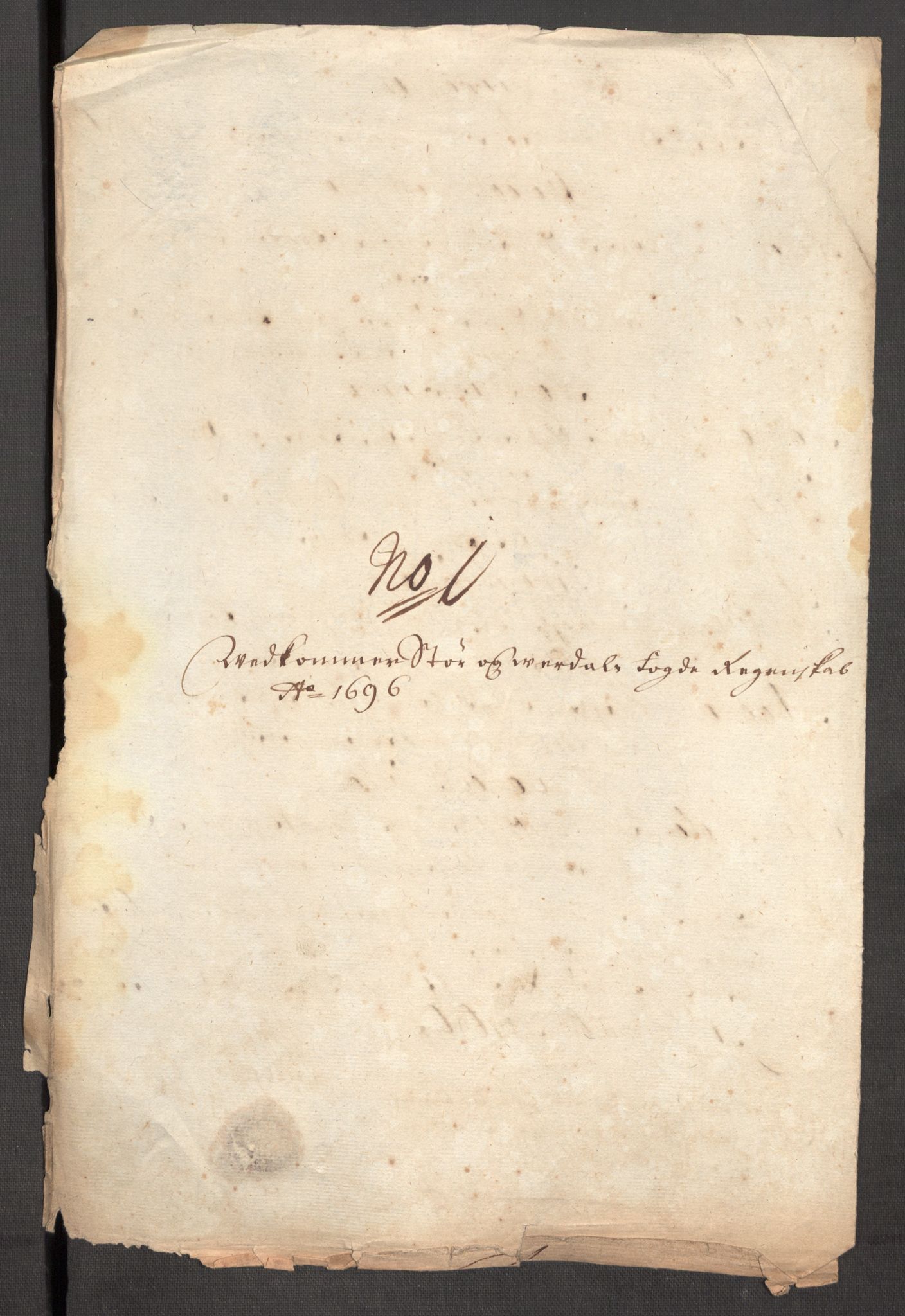 Rentekammeret inntil 1814, Reviderte regnskaper, Fogderegnskap, RA/EA-4092/R62/L4188: Fogderegnskap Stjørdal og Verdal, 1696, p. 161