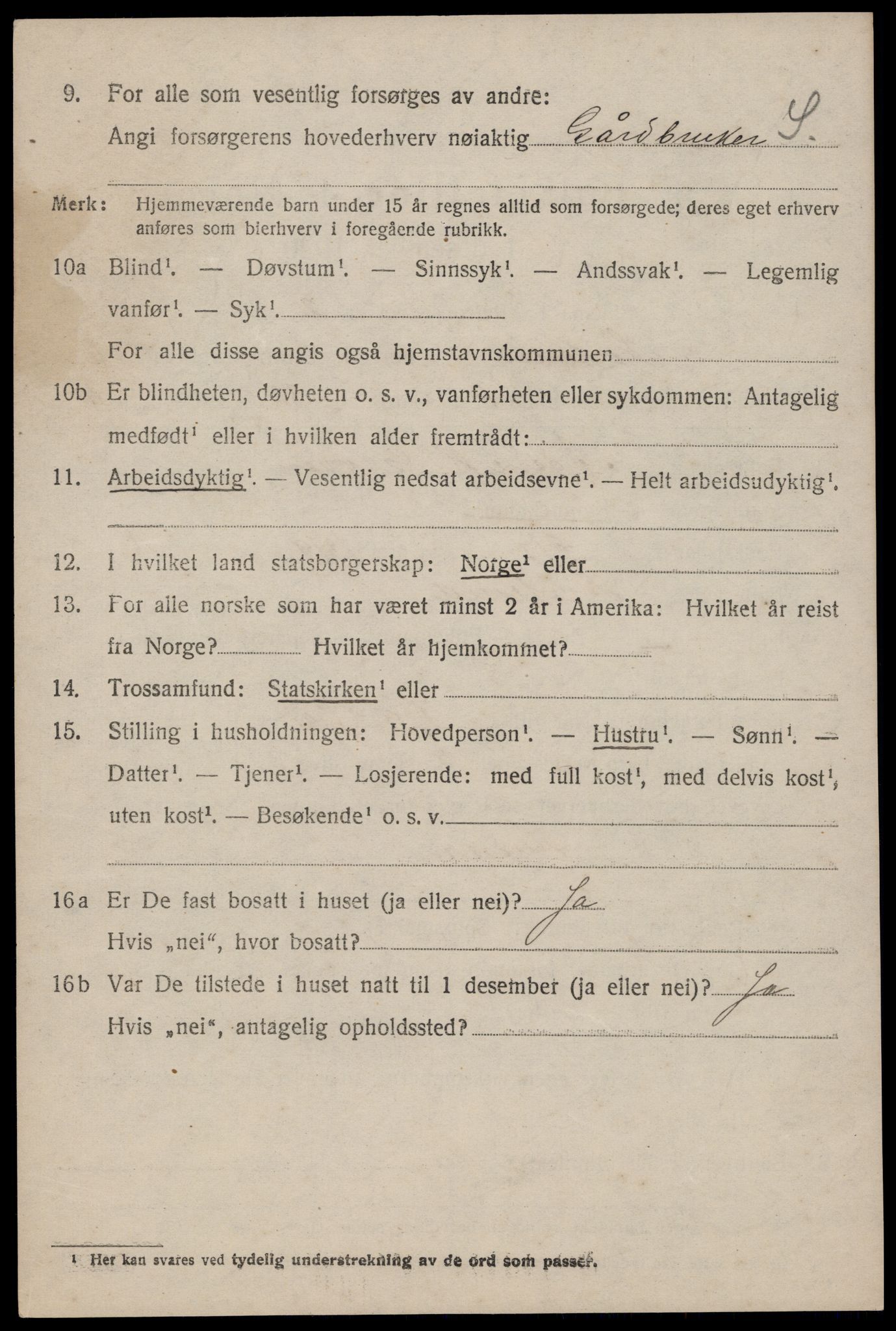 SAKO, 1920 census for Kviteseid, 1920, p. 7344