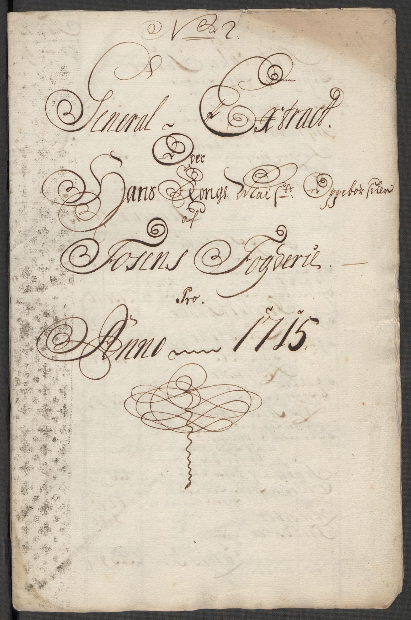 Rentekammeret inntil 1814, Reviderte regnskaper, Fogderegnskap, RA/EA-4092/R57/L3863: Fogderegnskap Fosen, 1715, p. 14