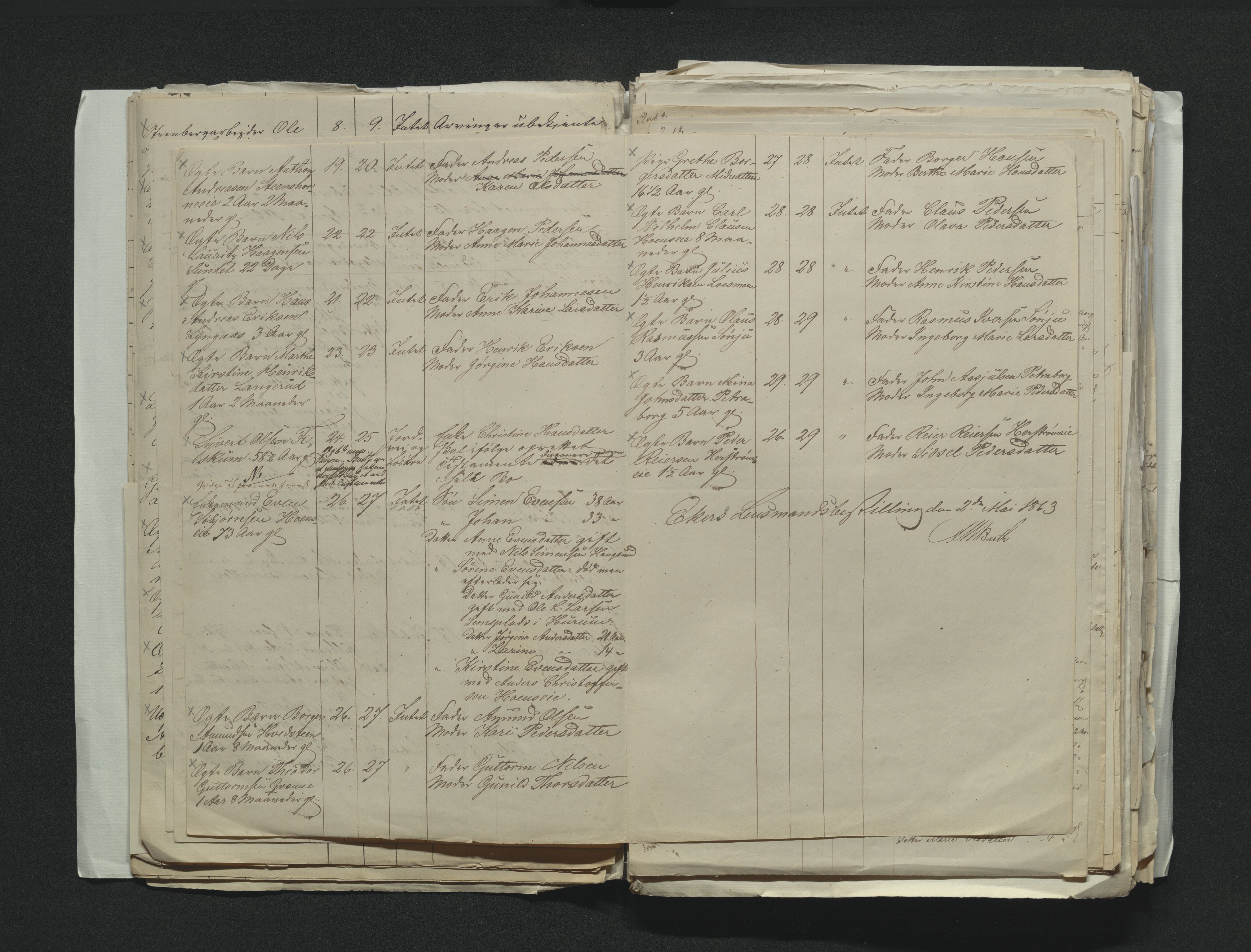 Eiker, Modum og Sigdal sorenskriveri, AV/SAKO-A-123/H/Ha/Hab/L0011: Dødsfallsmeldinger, 1862-1865, p. 191