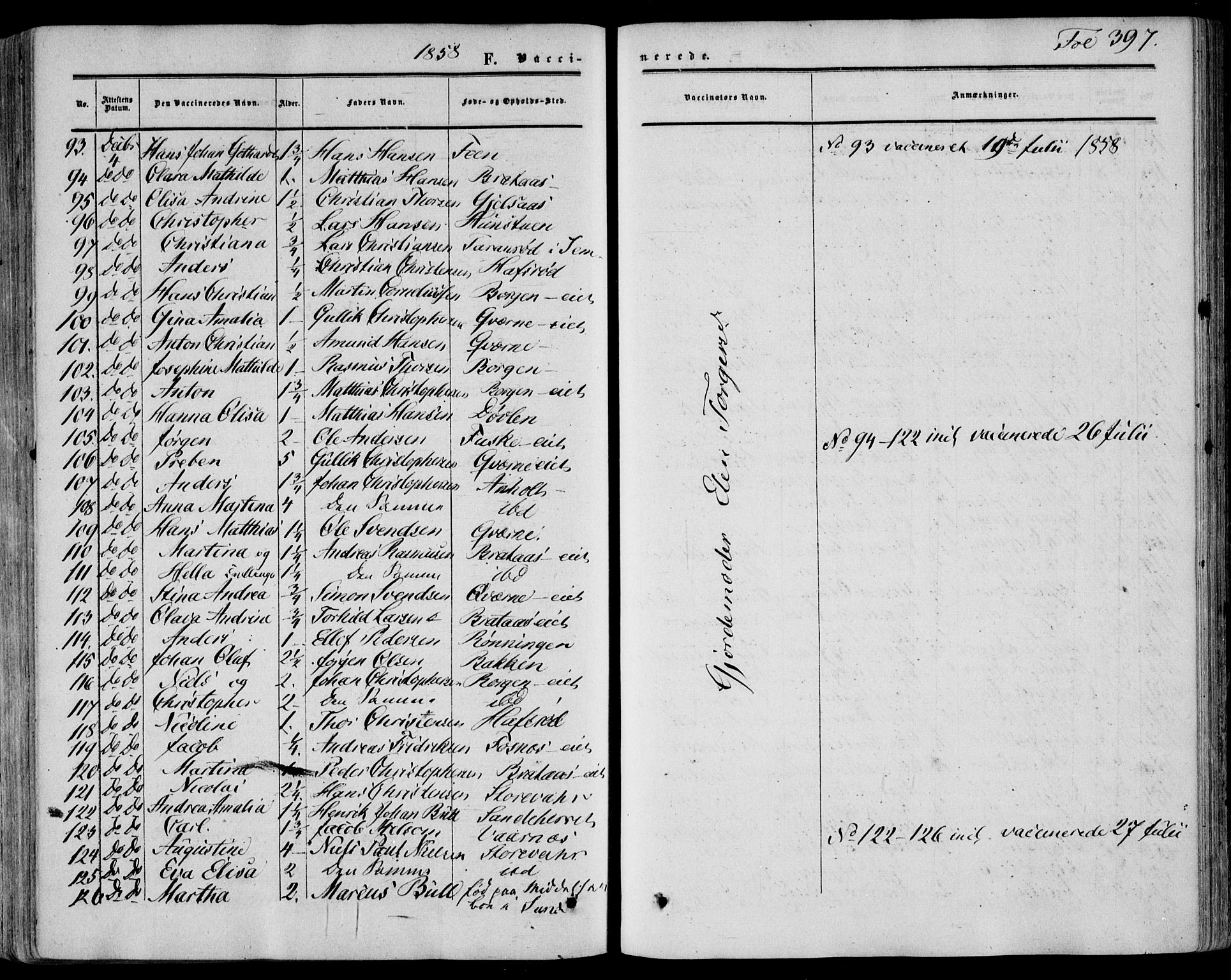 Stokke kirkebøker, AV/SAKO-A-320/F/Fa/L0008: Parish register (official) no. I 8, 1858-1871, p. 397