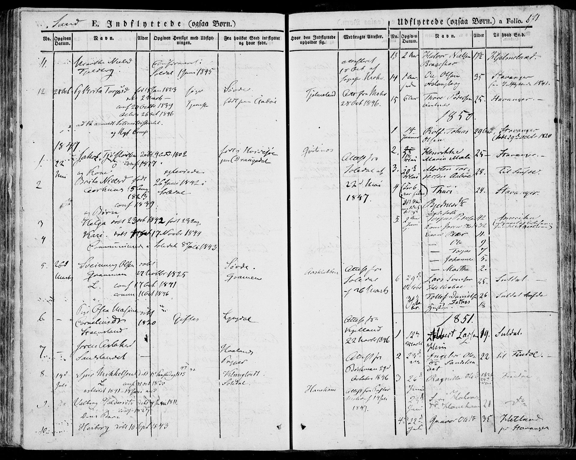 Jelsa sokneprestkontor, AV/SAST-A-101842/01/IV: Parish register (official) no. A 6.2, 1828-1853, p. 671