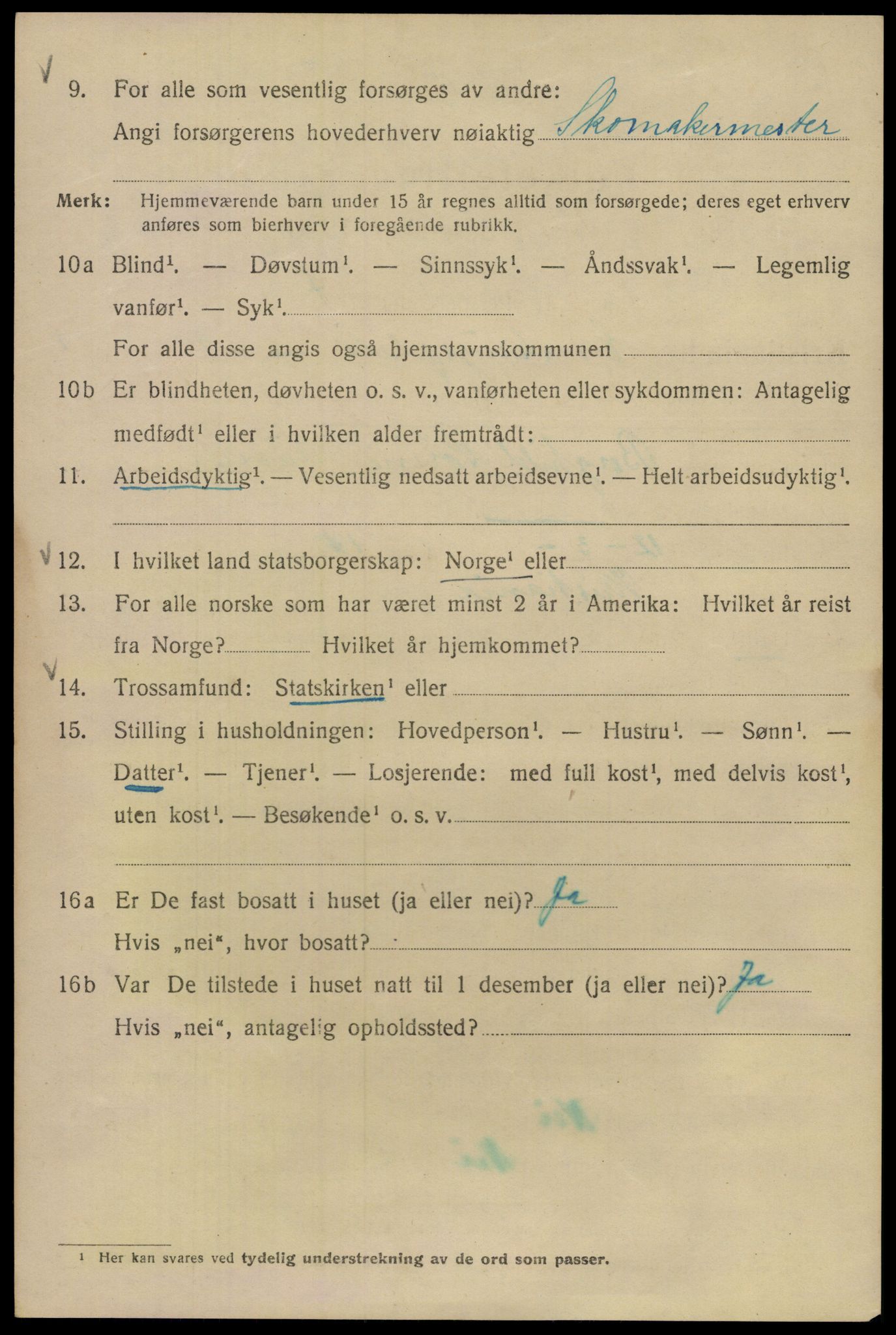 SAO, 1920 census for Kristiania, 1920, p. 218078