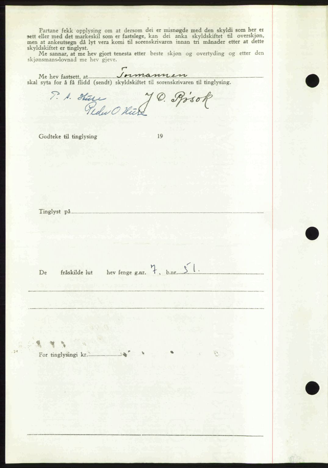 Romsdal sorenskriveri, AV/SAT-A-4149/1/2/2C: Mortgage book no. A30, 1949-1949, Diary no: : 2572/1949