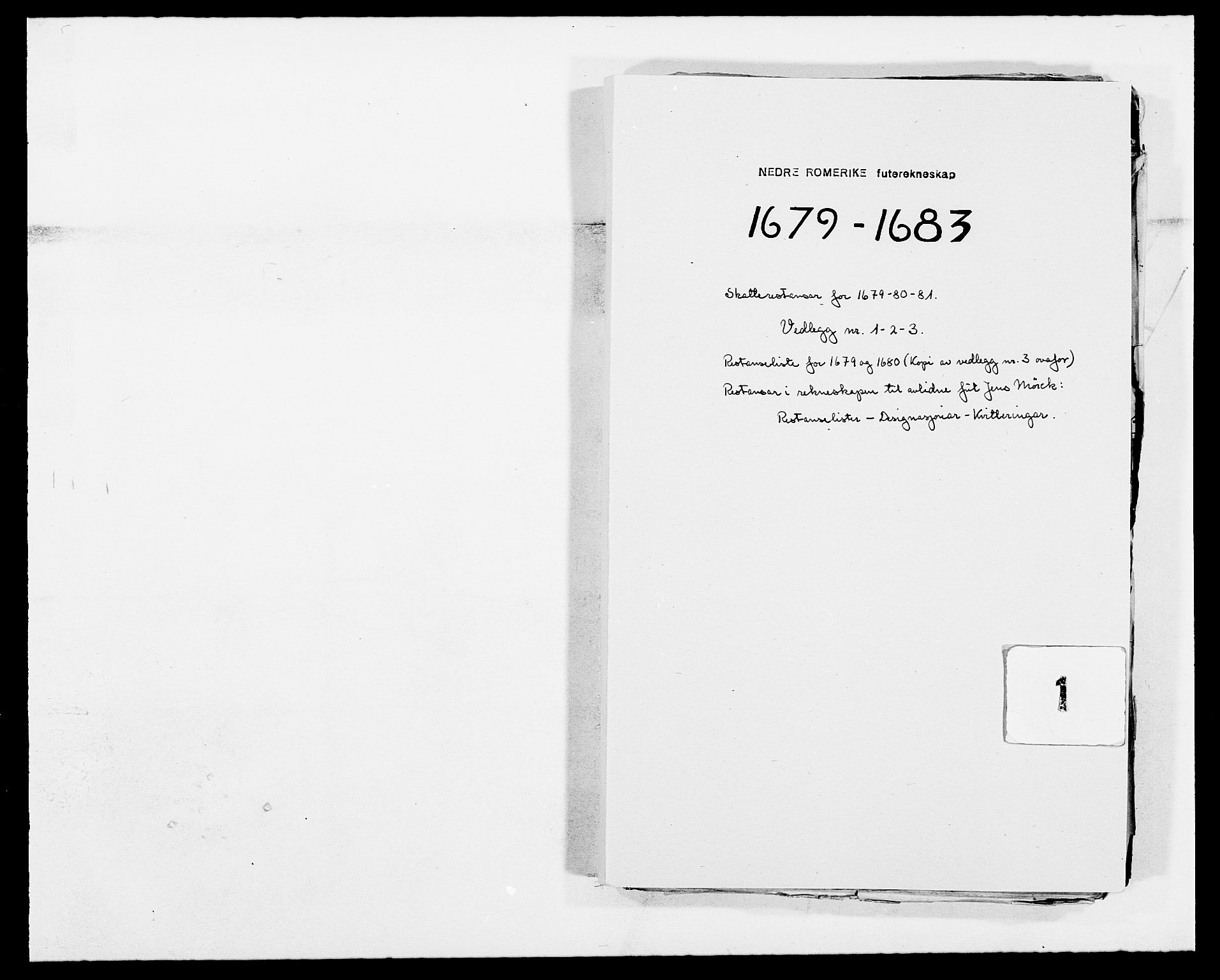 Rentekammeret inntil 1814, Reviderte regnskaper, Fogderegnskap, RA/EA-4092/R11/L0573: Fogderegnskap Nedre Romerike, 1679-1688, p. 195