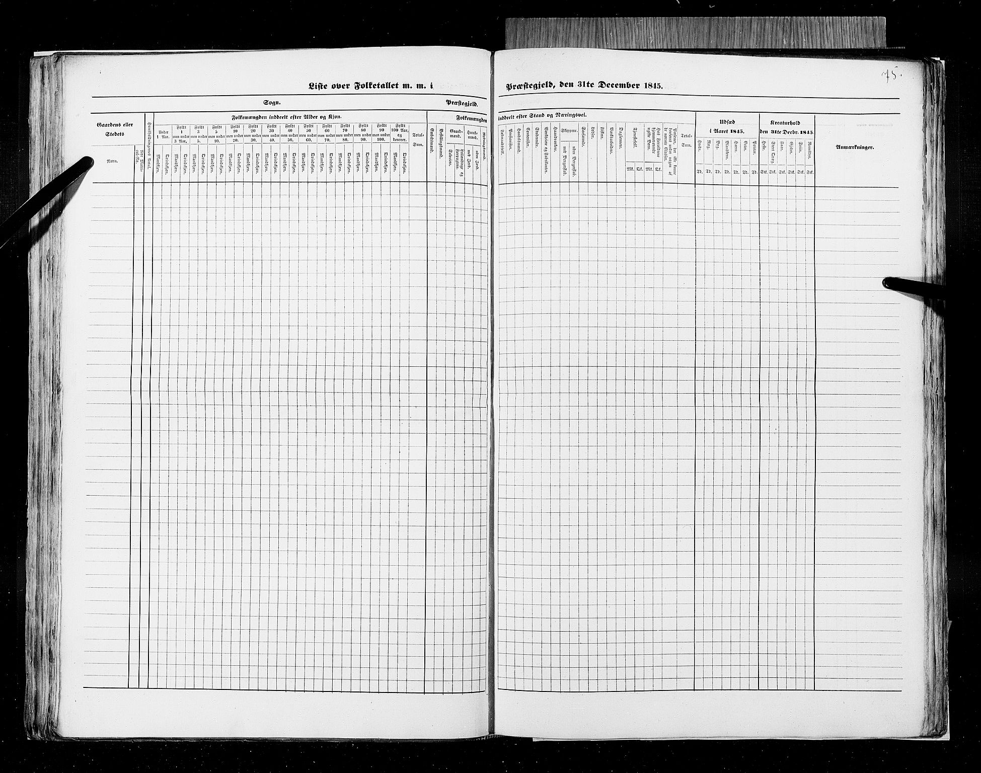 RA, Census 1845, vol. 9A: Nordre Trondhjems amt, 1845, p. 75