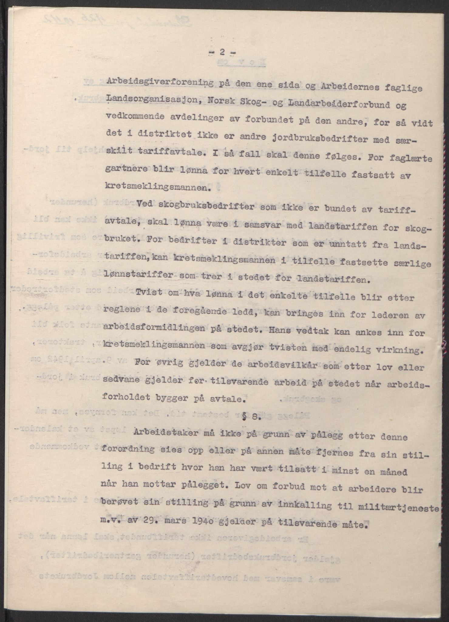 NS-administrasjonen 1940-1945 (Statsrådsekretariatet, de kommisariske statsråder mm), RA/S-4279/D/Db/L0097: Lover I, 1942, p. 308