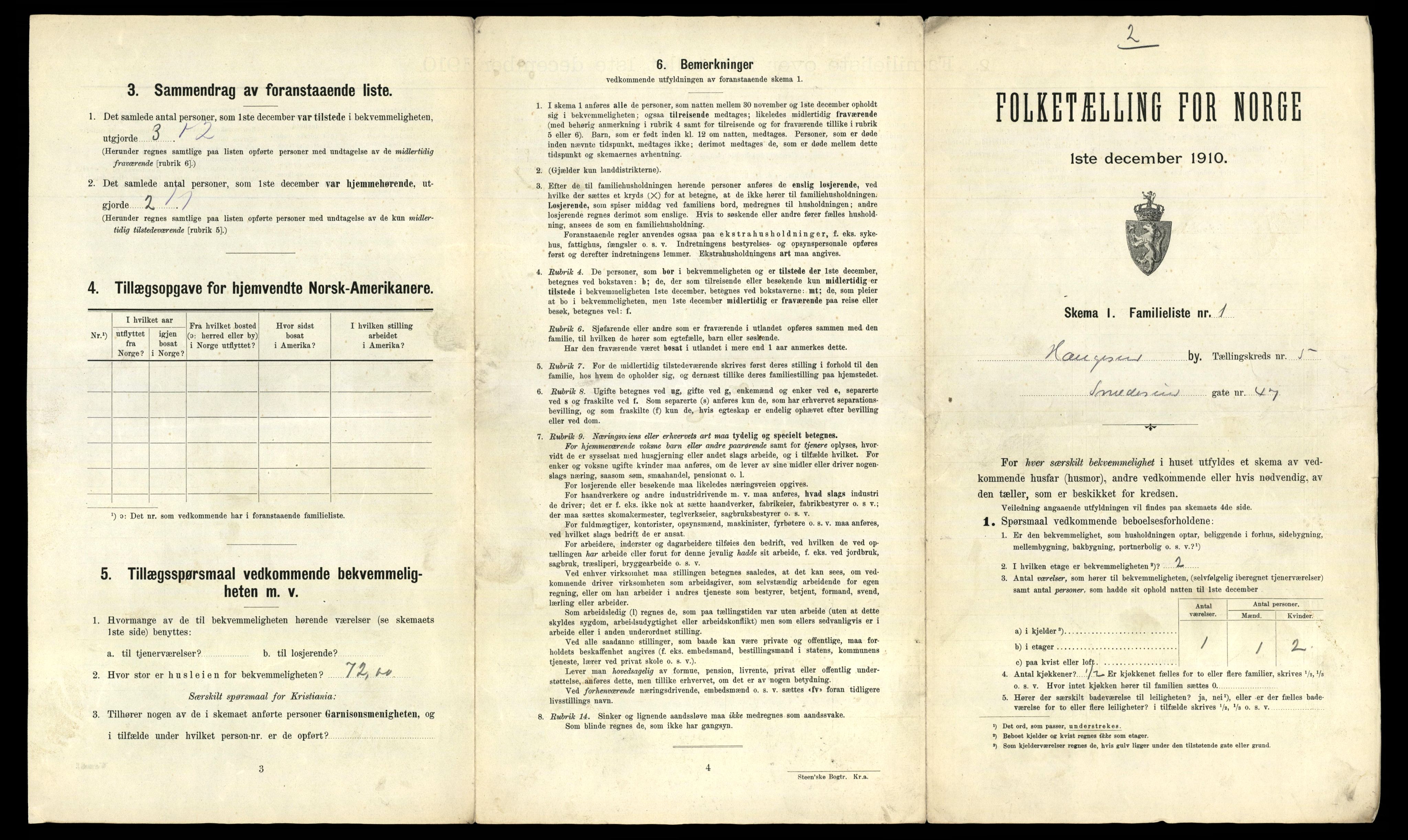 RA, 1910 census for Haugesund, 1910, p. 3184