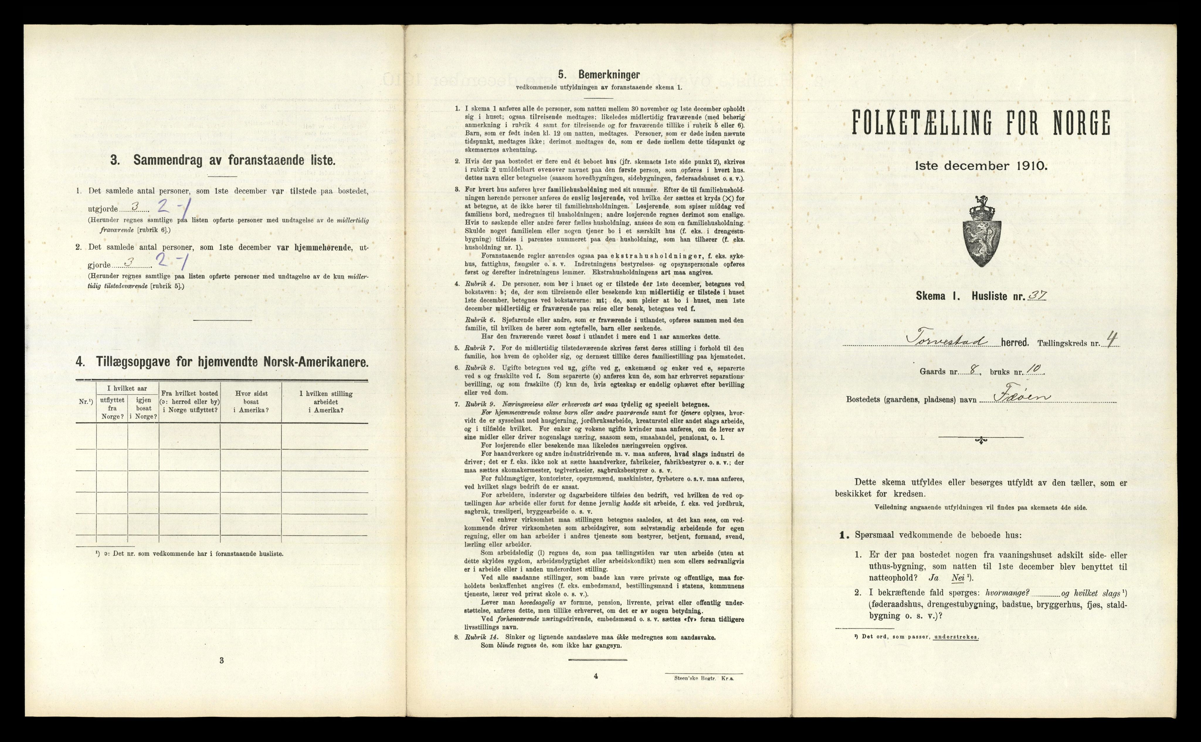 RA, 1910 census for Torvastad, 1910, p. 713