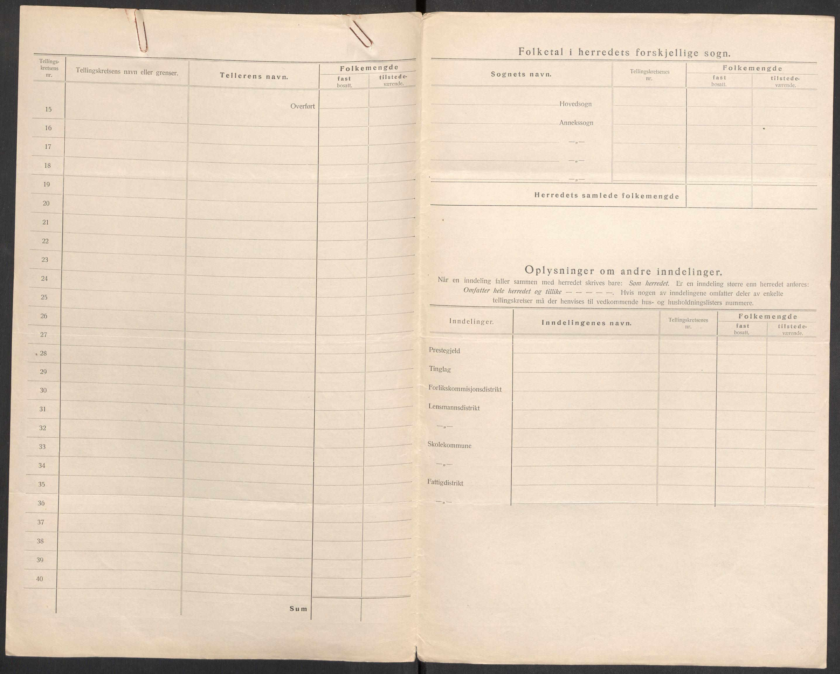 SAST, 1920 census for Varhaug, 1920, p. 5