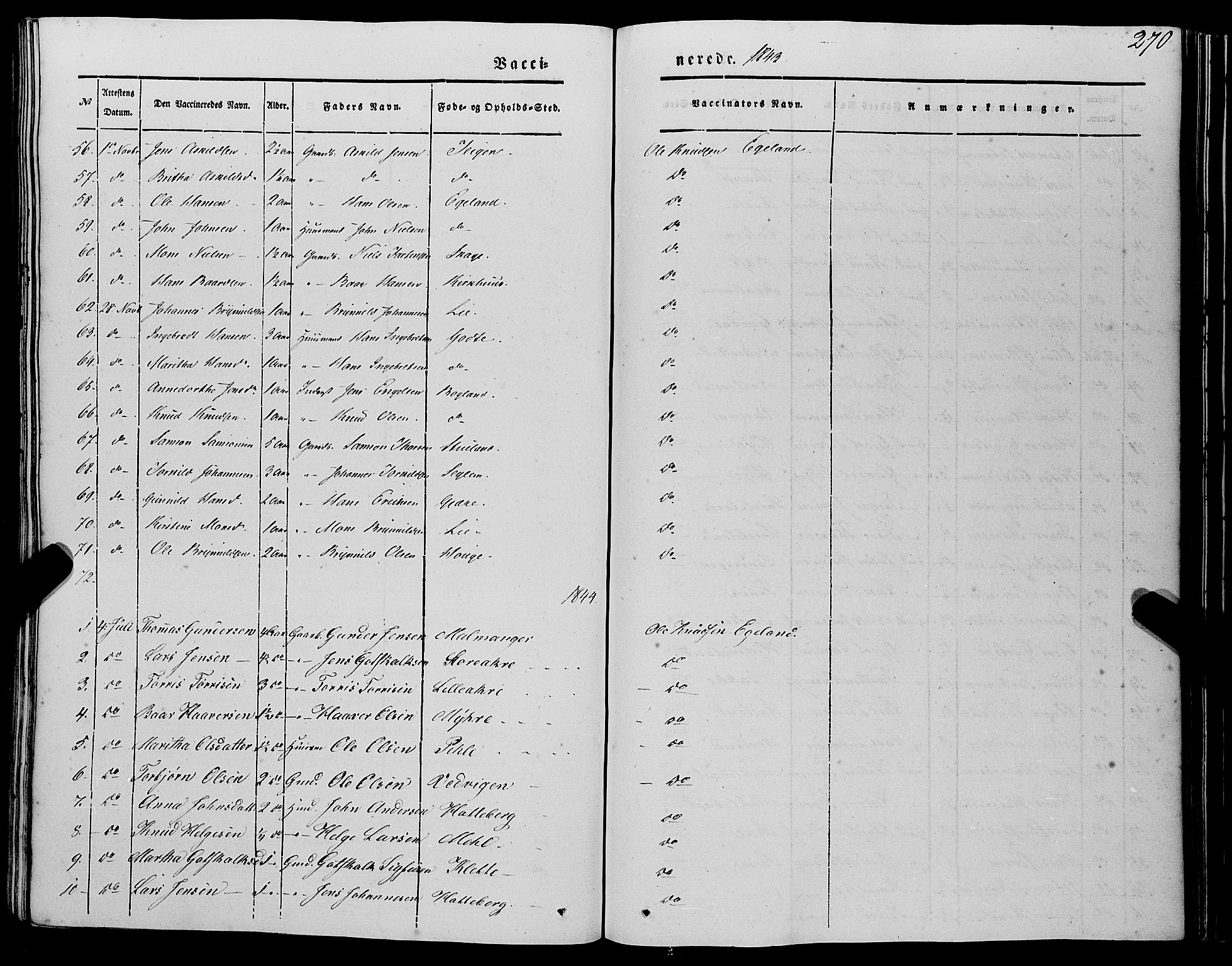 Kvinnherad sokneprestembete, SAB/A-76401/H/Haa: Parish register (official) no. A 7, 1843-1853, p. 270