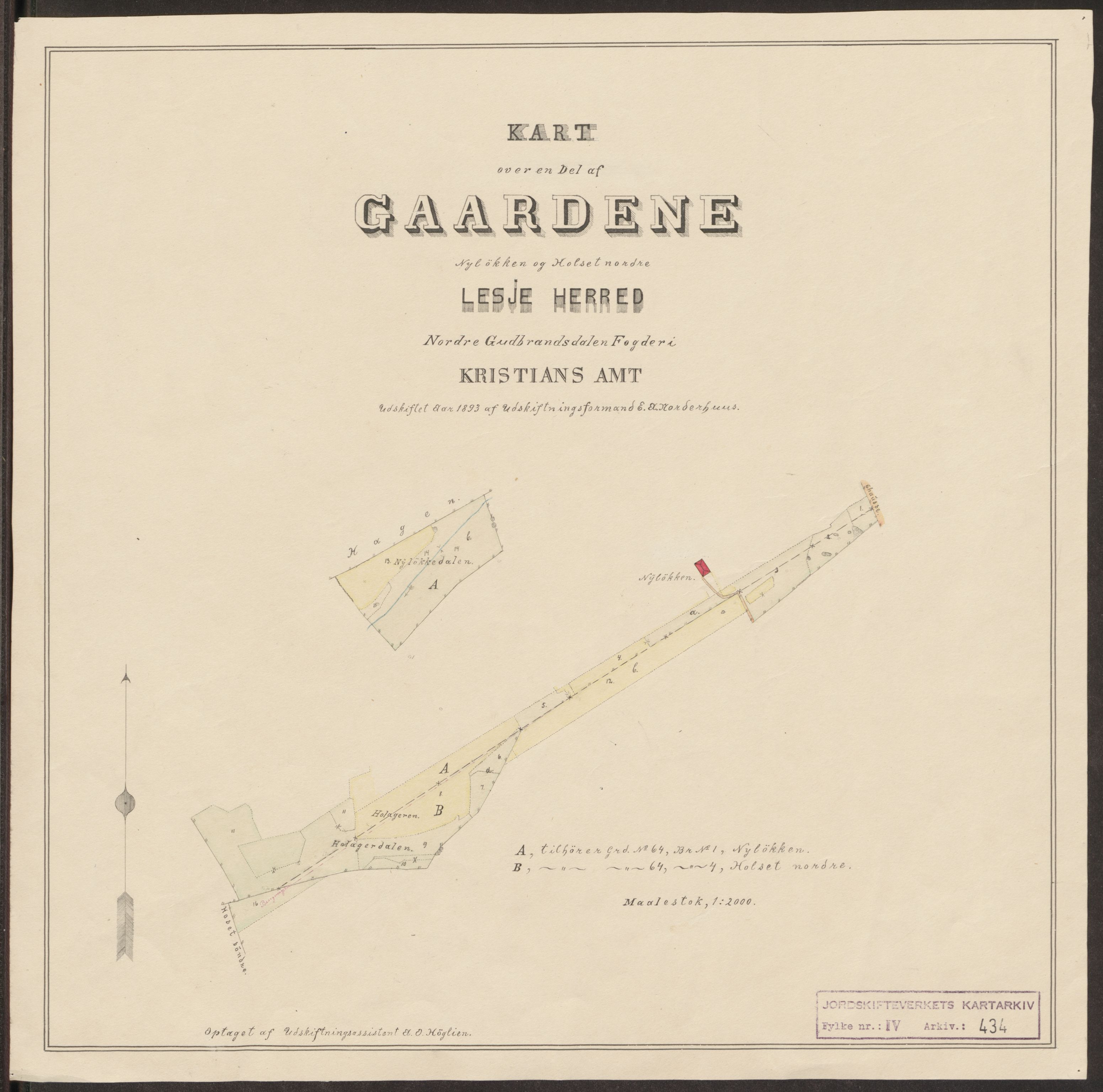 Jordskifteverkets kartarkiv, AV/RA-S-3929/T, 1859-1988, p. 514