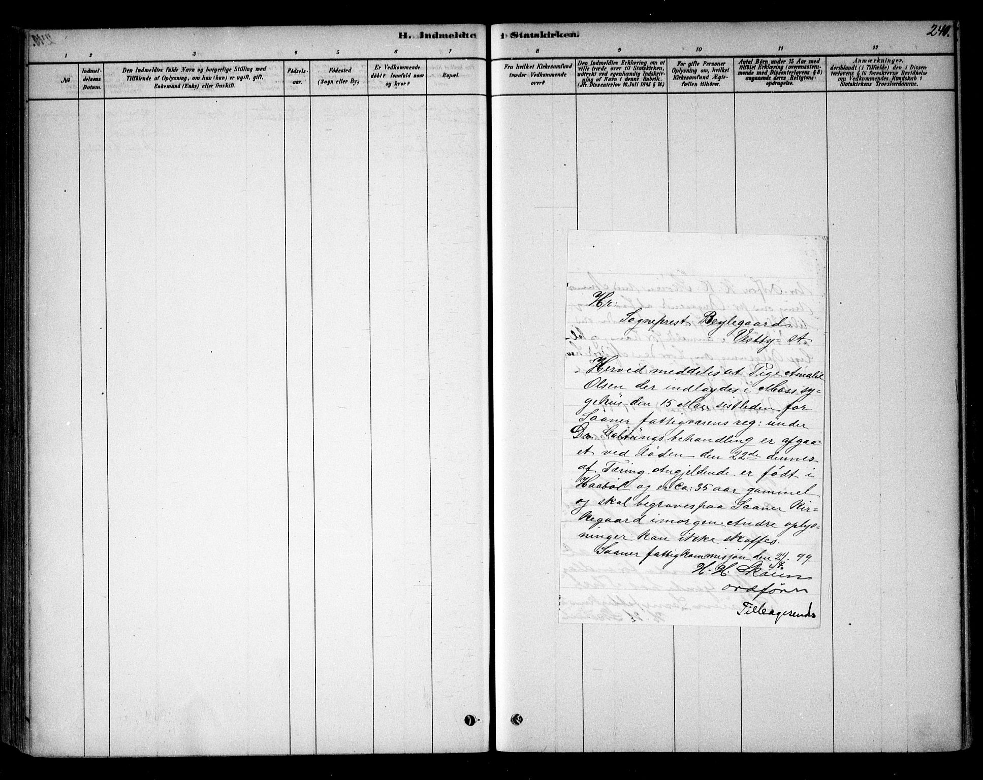 Vestby prestekontor Kirkebøker, AV/SAO-A-10893/F/Fb/L0001: Parish register (official) no. II 1, 1878-1903