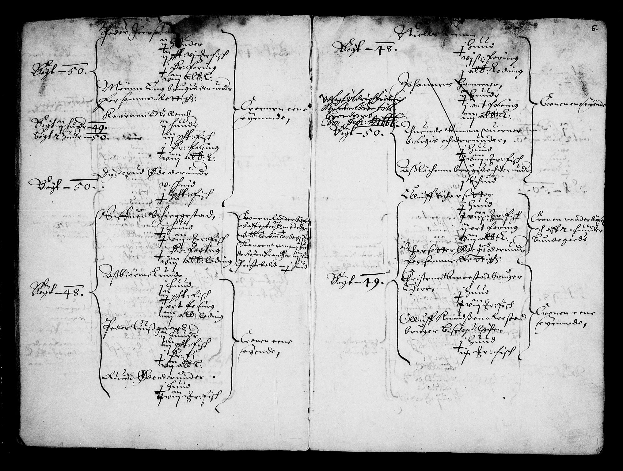 Rentekammeret inntil 1814, Realistisk ordnet avdeling, AV/RA-EA-4070/N/Na/L0001: [XI f]: Akershus stifts jordebok, 1652, p. 5b-6a