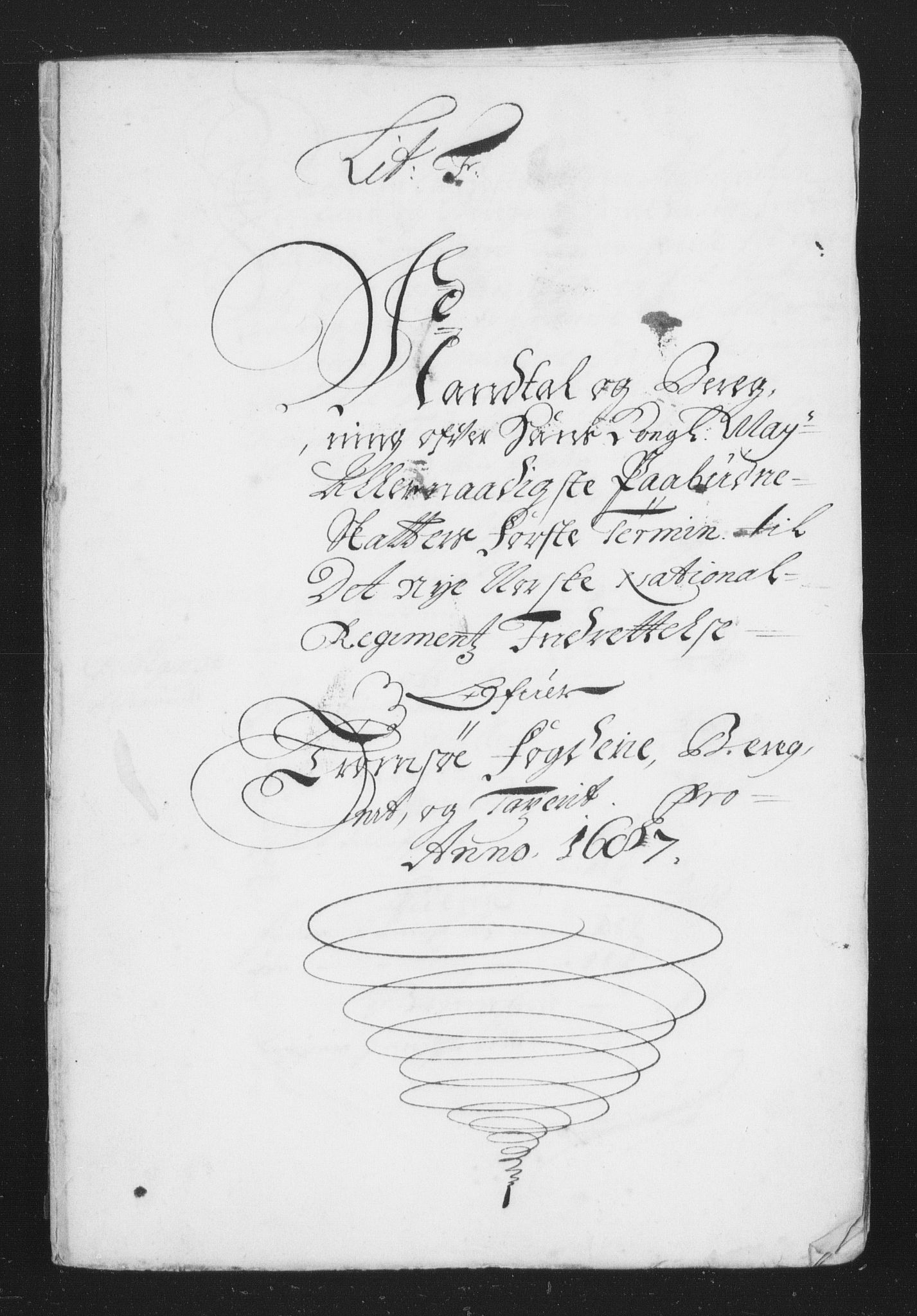 Rentekammeret inntil 1814, Reviderte regnskaper, Stiftamtstueregnskaper, Trondheim stiftamt og Nordland amt, RA/EA-6044/R/Rh/L0010: Nordland amt, 1687