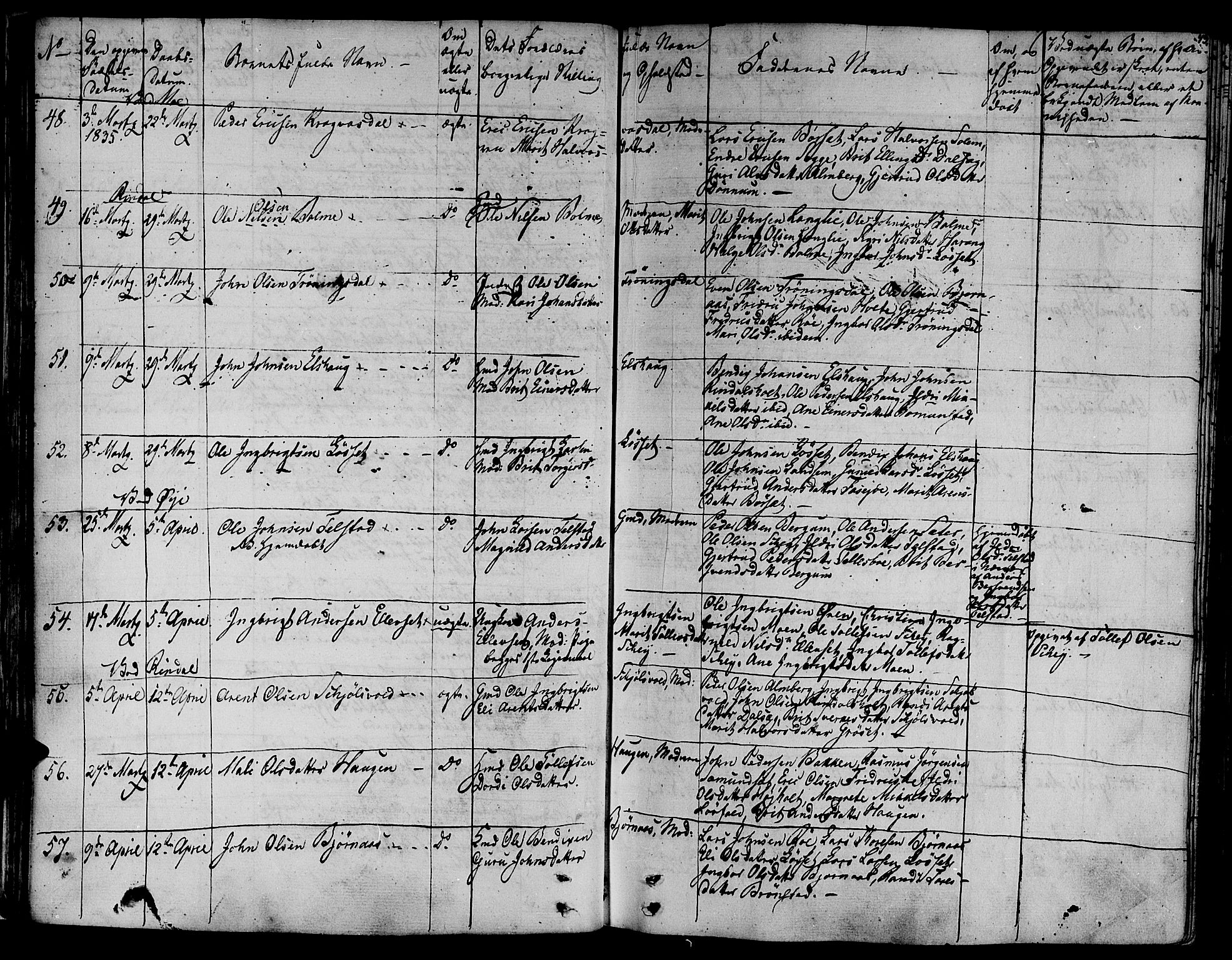 Ministerialprotokoller, klokkerbøker og fødselsregistre - Møre og Romsdal, SAT/A-1454/595/L1042: Parish register (official) no. 595A04, 1829-1843, p. 42