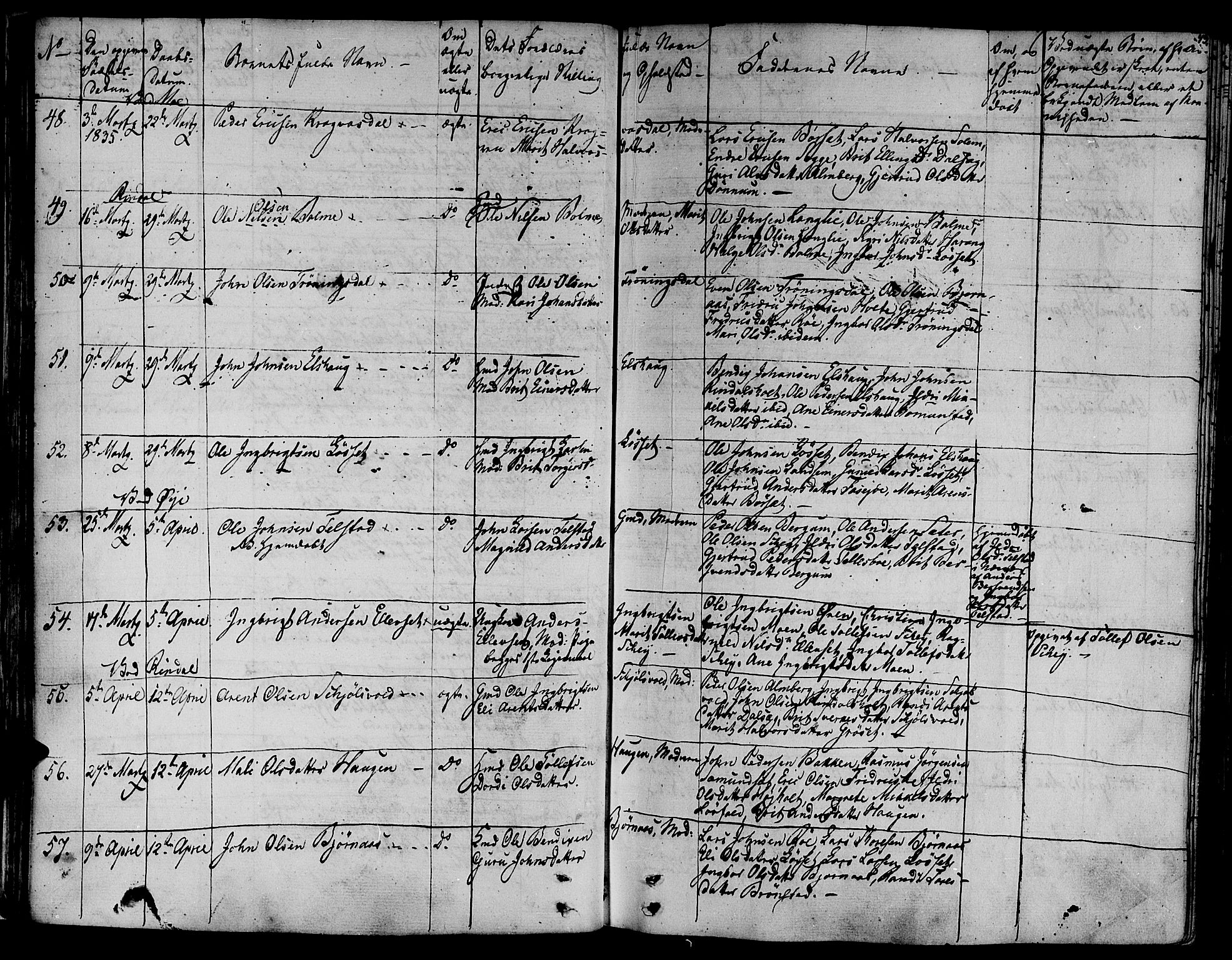 Ministerialprotokoller, klokkerbøker og fødselsregistre - Møre og Romsdal, AV/SAT-A-1454/595/L1042: Parish register (official) no. 595A04, 1829-1843, p. 42