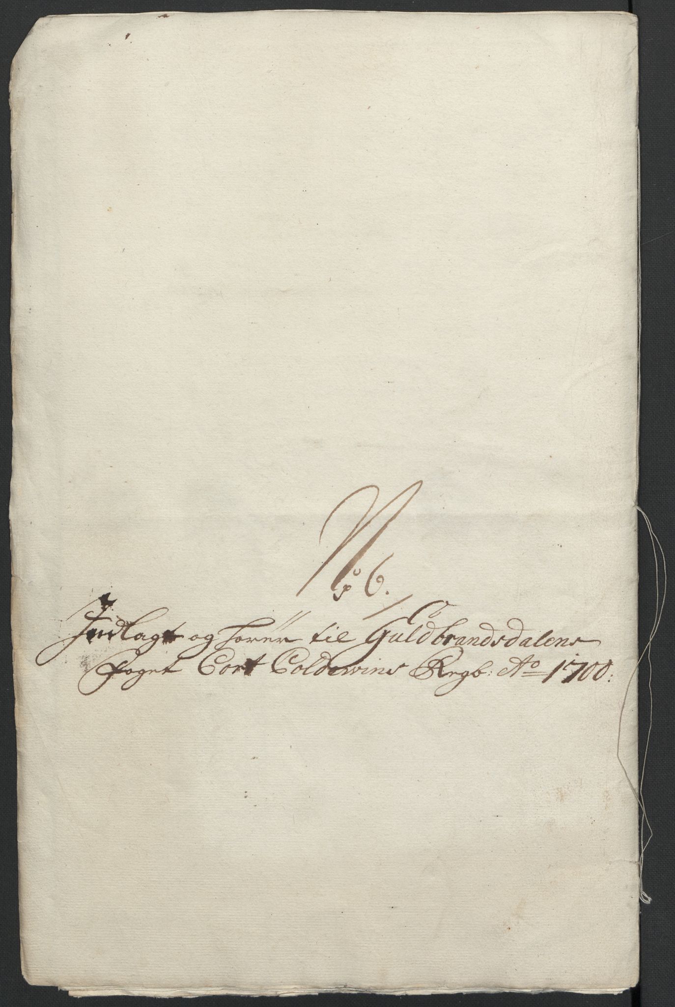 Rentekammeret inntil 1814, Reviderte regnskaper, Fogderegnskap, AV/RA-EA-4092/R17/L1173: Fogderegnskap Gudbrandsdal, 1700, p. 77