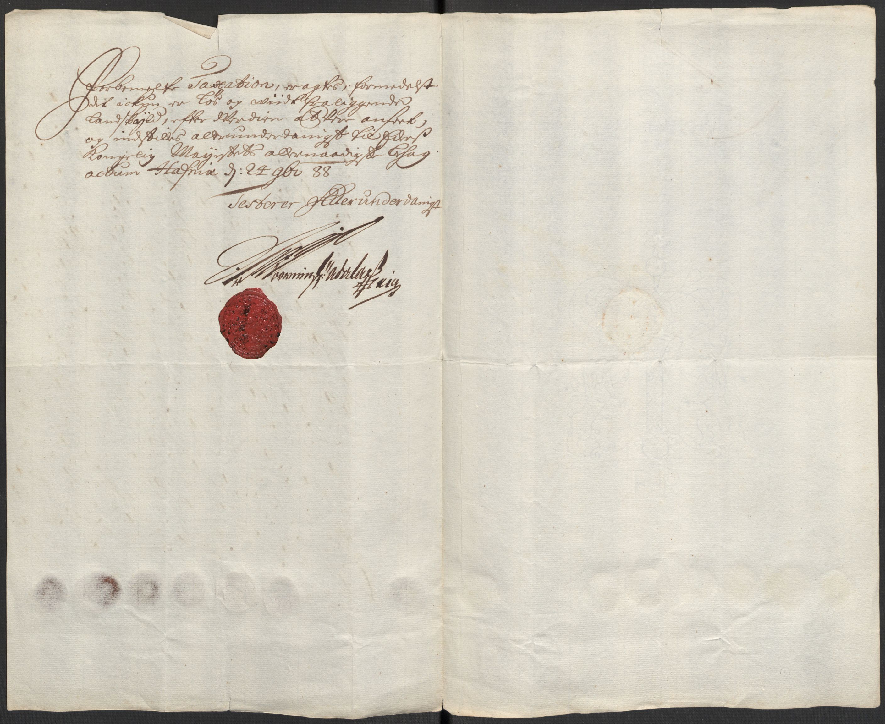 Rentekammeret inntil 1814, Reviderte regnskaper, Fogderegnskap, AV/RA-EA-4092/R35/L2087: Fogderegnskap Øvre og Nedre Telemark, 1687-1689, p. 4