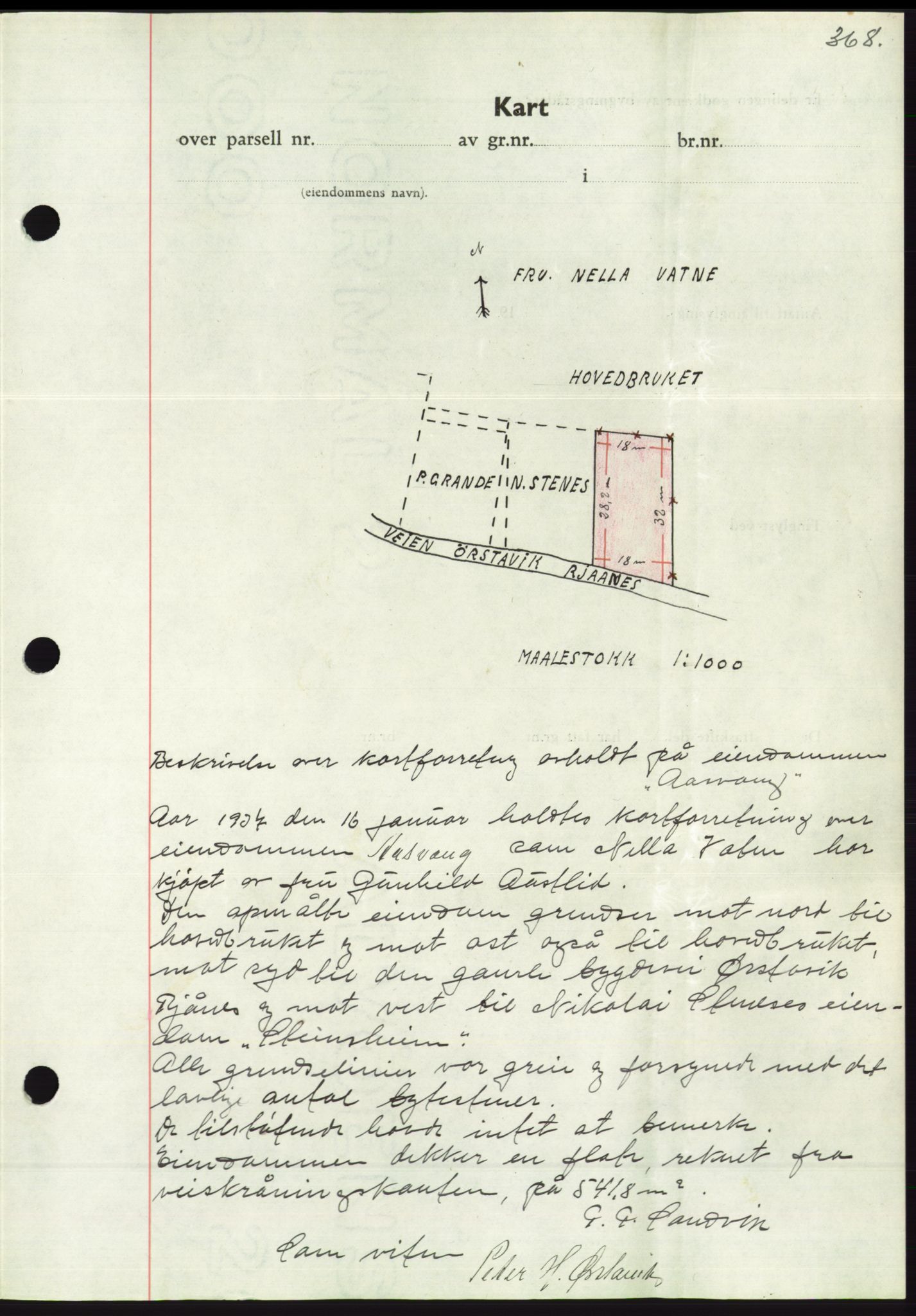 Søre Sunnmøre sorenskriveri, AV/SAT-A-4122/1/2/2C/L0062: Mortgage book no. 56, 1936-1937, Diary no: : 230/1937