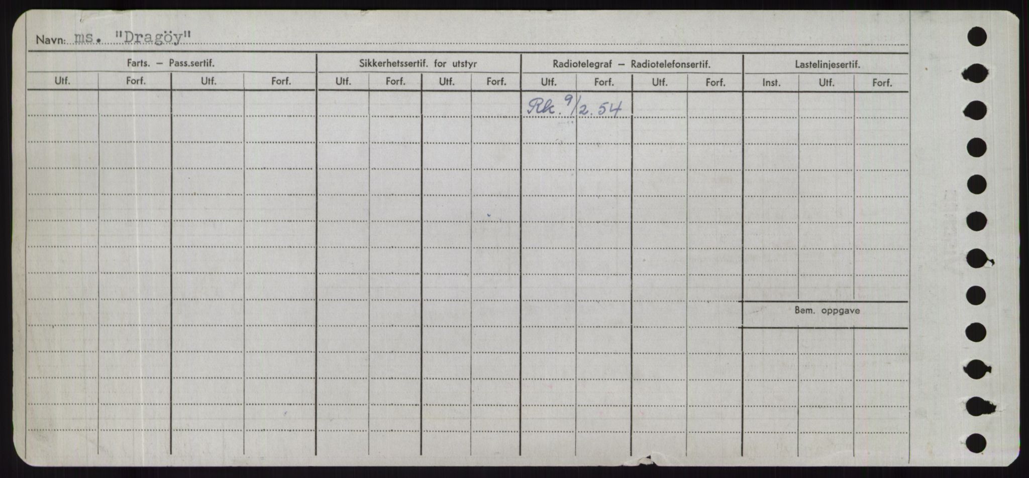 Sjøfartsdirektoratet med forløpere, Skipsmålingen, RA/S-1627/H/Hd/L0008: Fartøy, C-D, p. 624