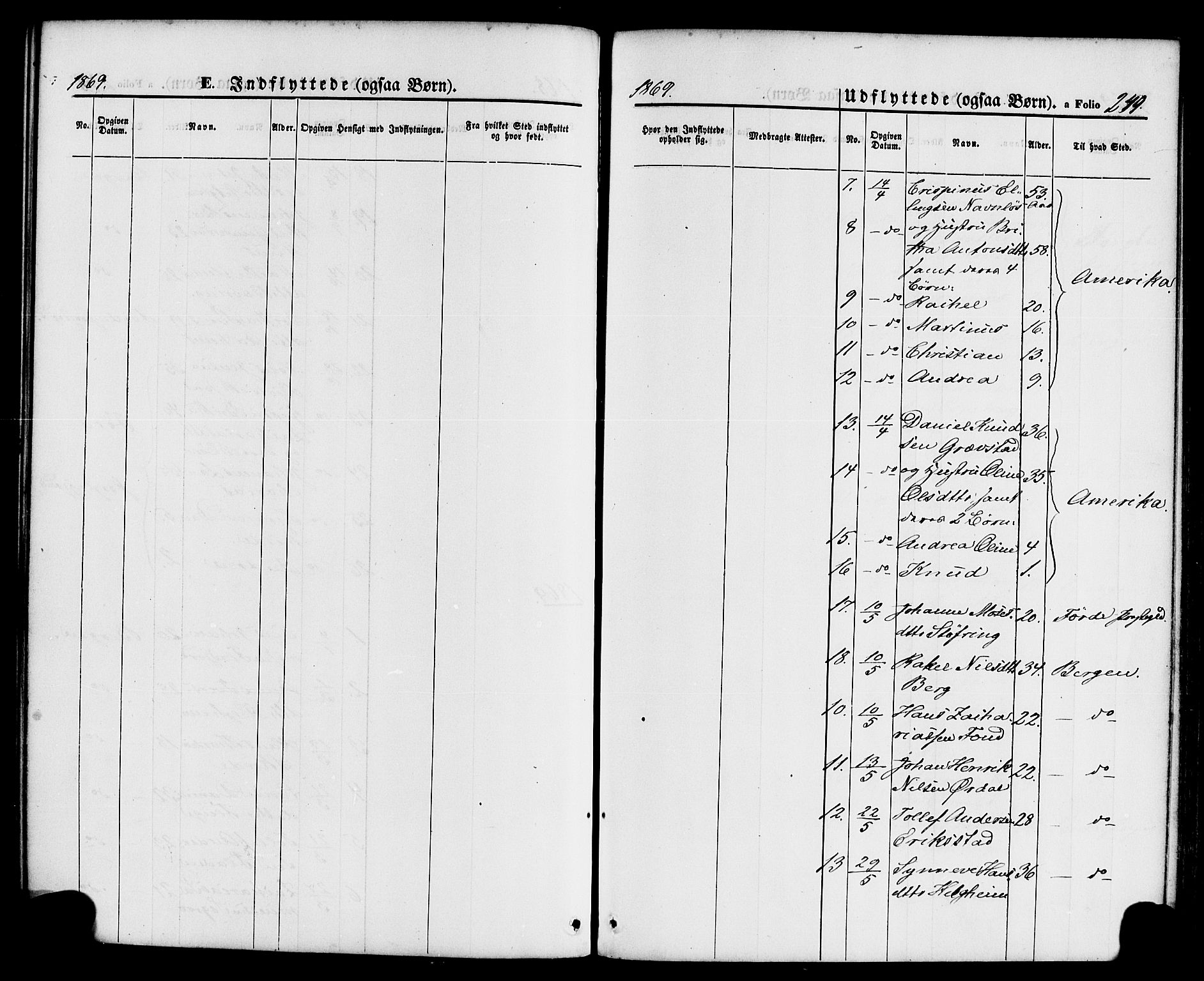 Jølster sokneprestembete, AV/SAB-A-80701/H/Haa/Haaa/L0011: Parish register (official) no. A 11, 1866-1881, p. 249