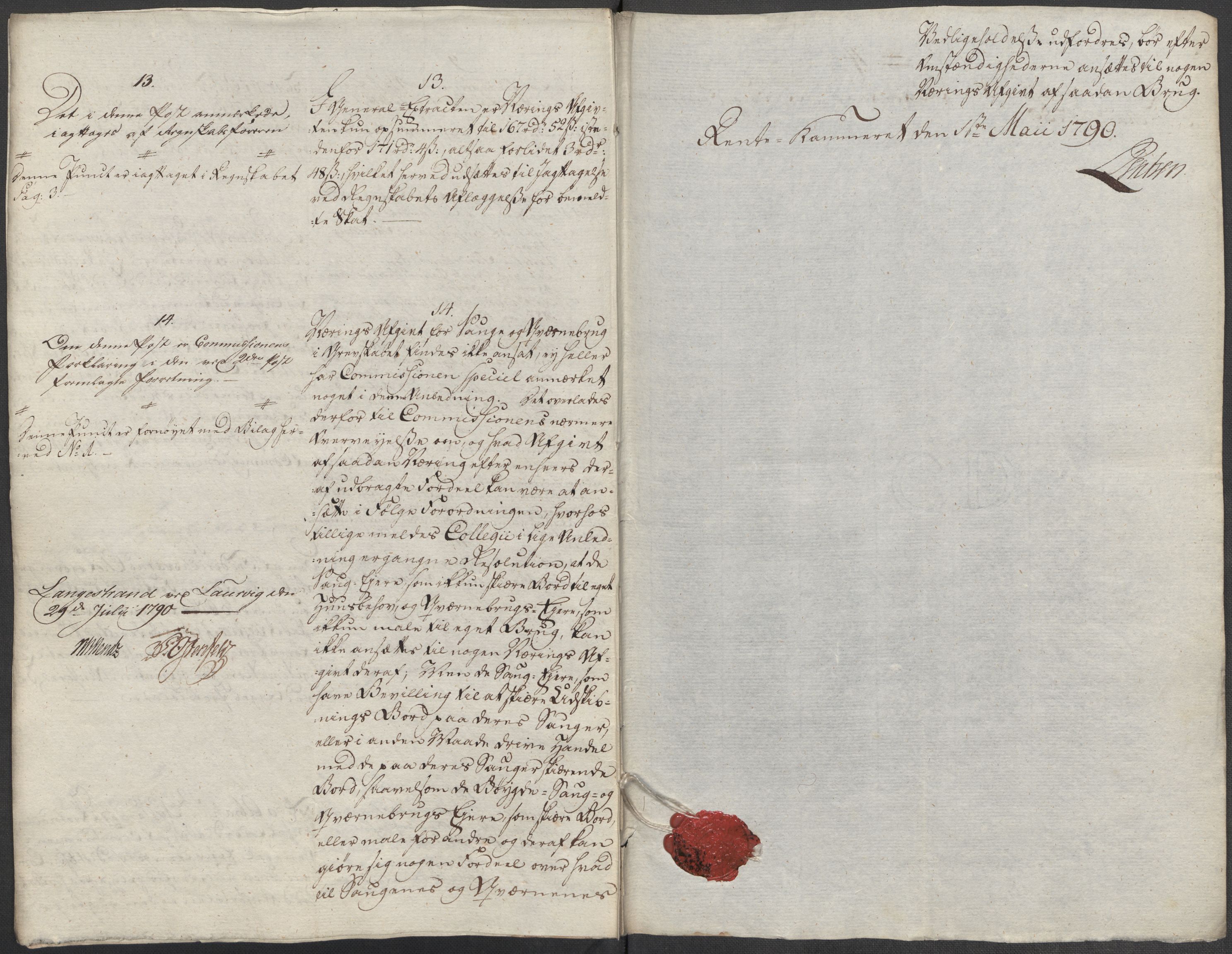 Rentekammeret inntil 1814, Reviderte regnskaper, Mindre regnskaper, AV/RA-EA-4068/Rf/Rfe/L0021: Larvik grevskap, Lista fogderi, 1789, p. 29