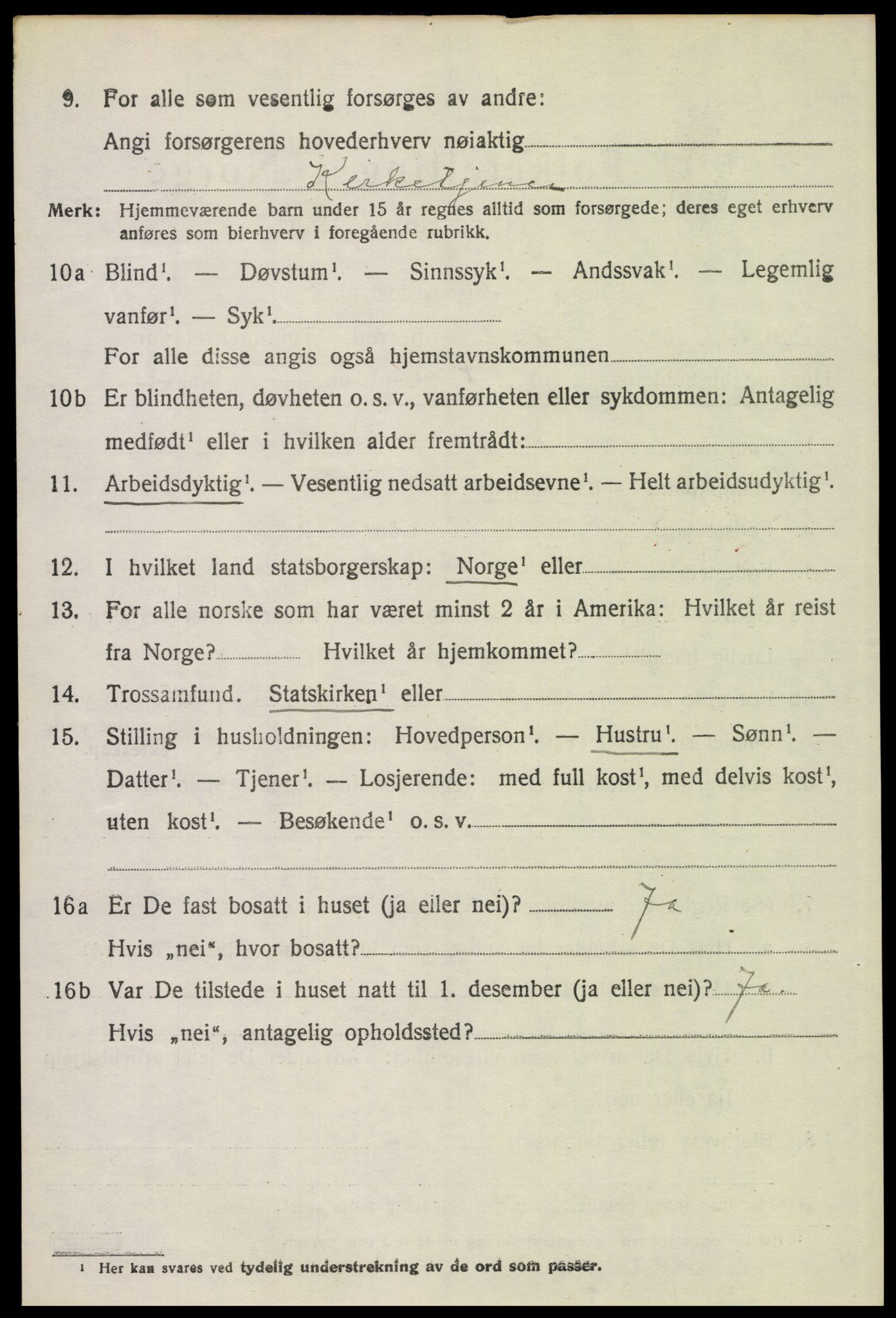 SAH, 1920 census for Stor-Elvdal, 1920, p. 2699