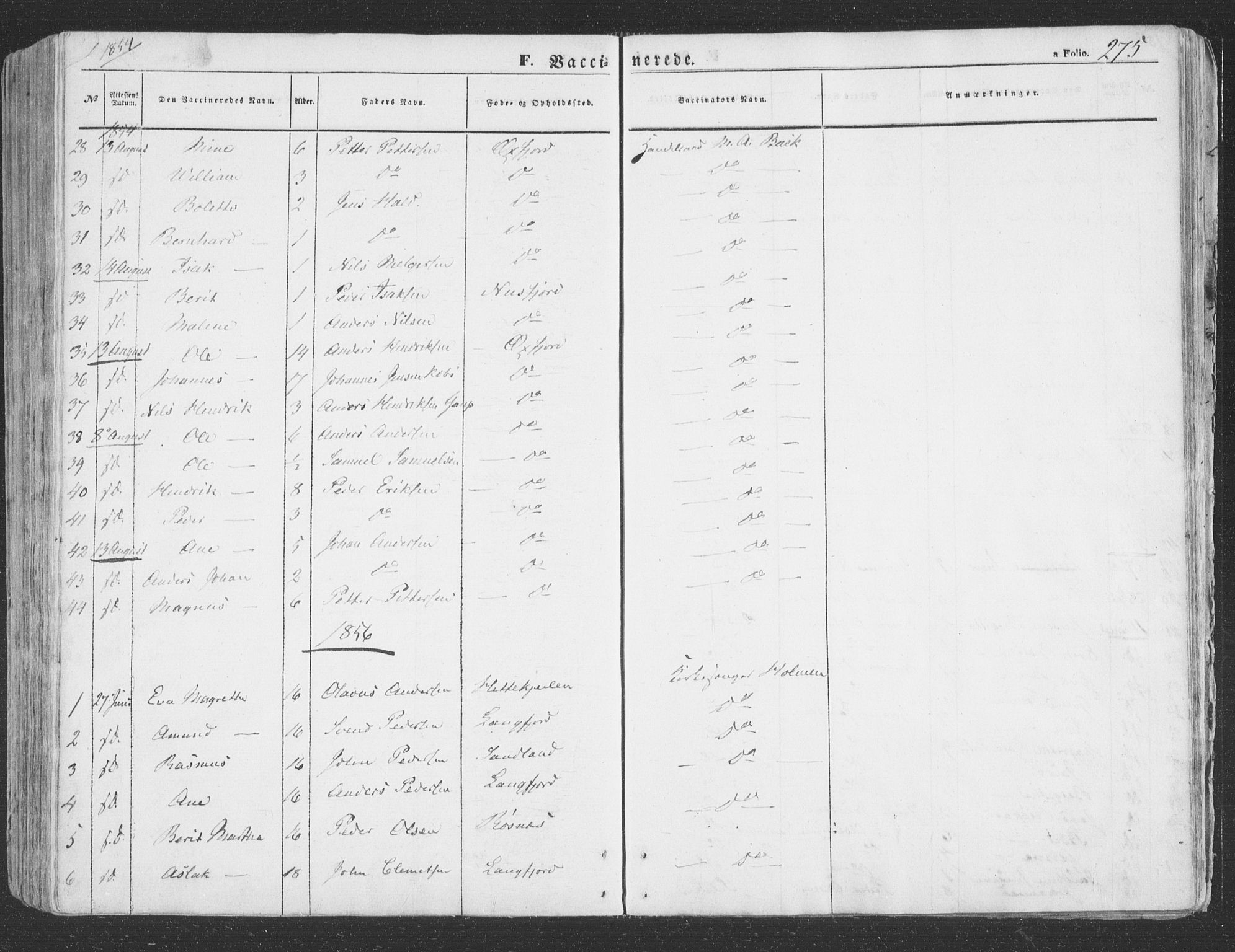 Loppa sokneprestkontor, SATØ/S-1339/H/Ha/L0004kirke: Parish register (official) no. 4, 1849-1868, p. 275
