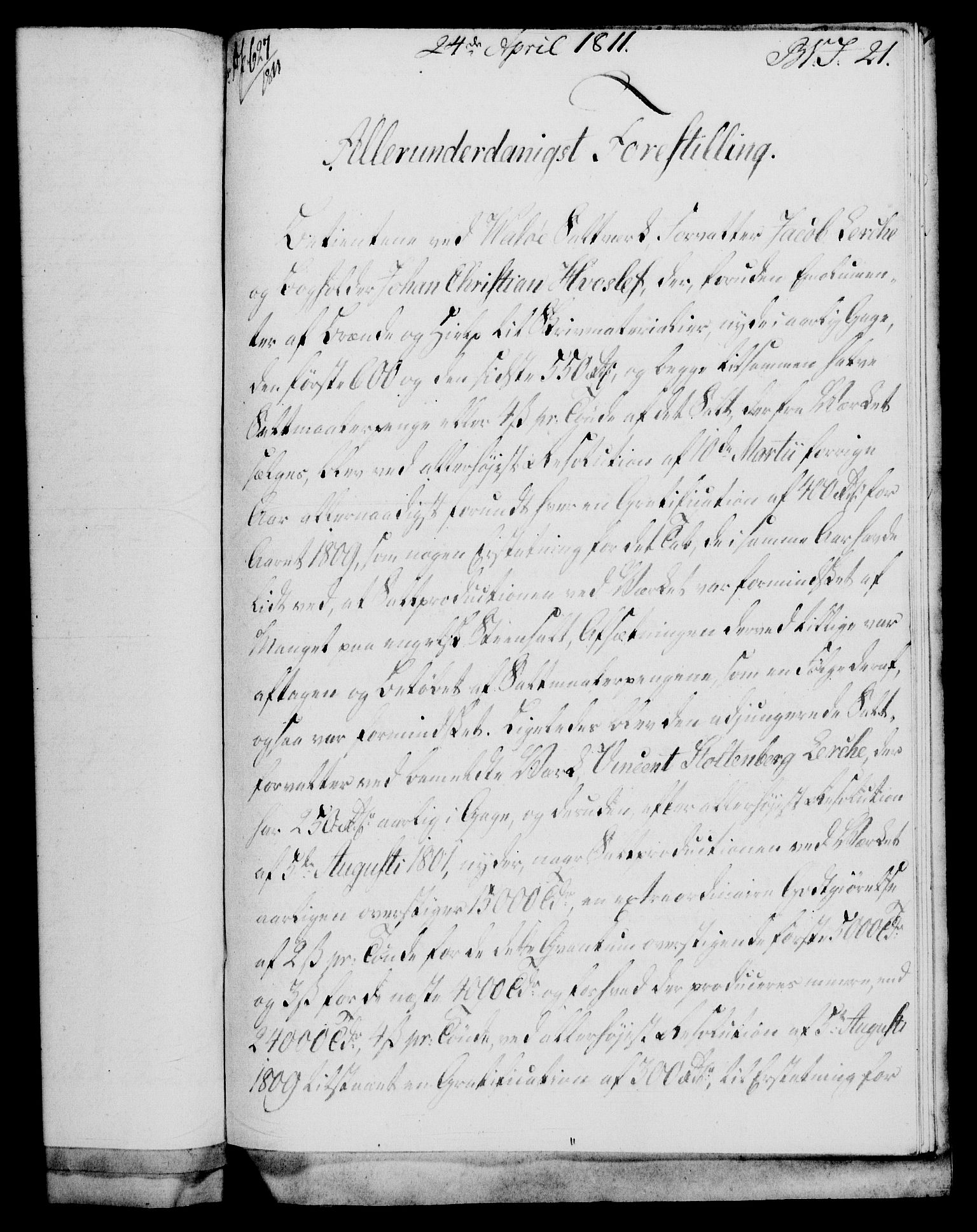 Rentekammeret, Renteskriverkontorene, AV/RA-EA-3115/M/Mf/Mfb/L0010: Relasjons- og resolusjonsprotokoll med register (merket RK 54.16), 1811-1812