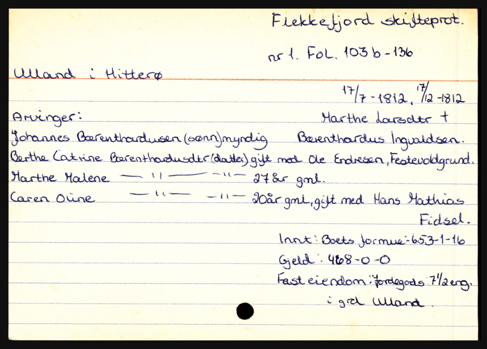 Flekkefjord sorenskriveri, AV/SAK-1221-0001/H, p. 1581