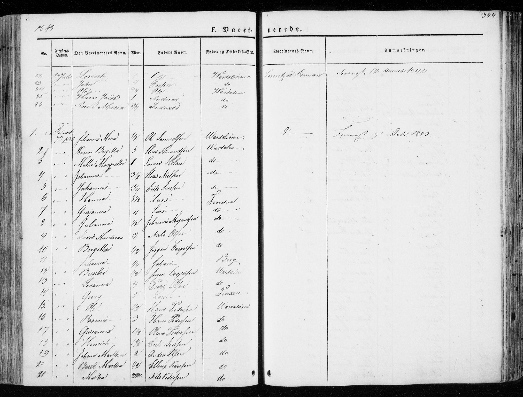 Ministerialprotokoller, klokkerbøker og fødselsregistre - Nord-Trøndelag, SAT/A-1458/723/L0239: Parish register (official) no. 723A08, 1841-1851, p. 344