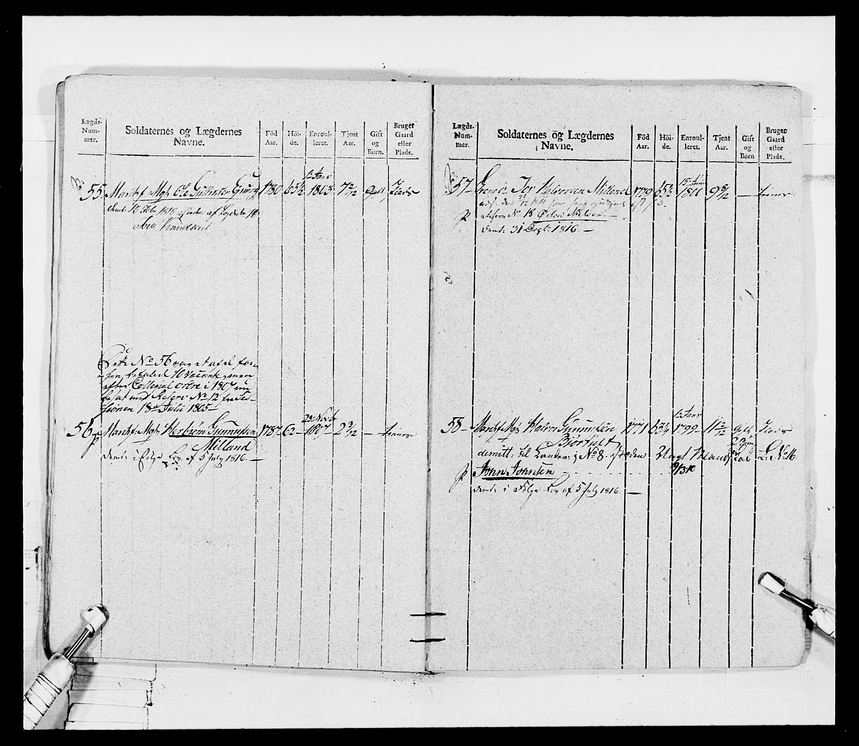 Generalitets- og kommissariatskollegiet, Det kongelige norske kommissariatskollegium, AV/RA-EA-5420/E/Eh/L0116: Telemarkske nasjonale infanteriregiment, 1810, p. 75