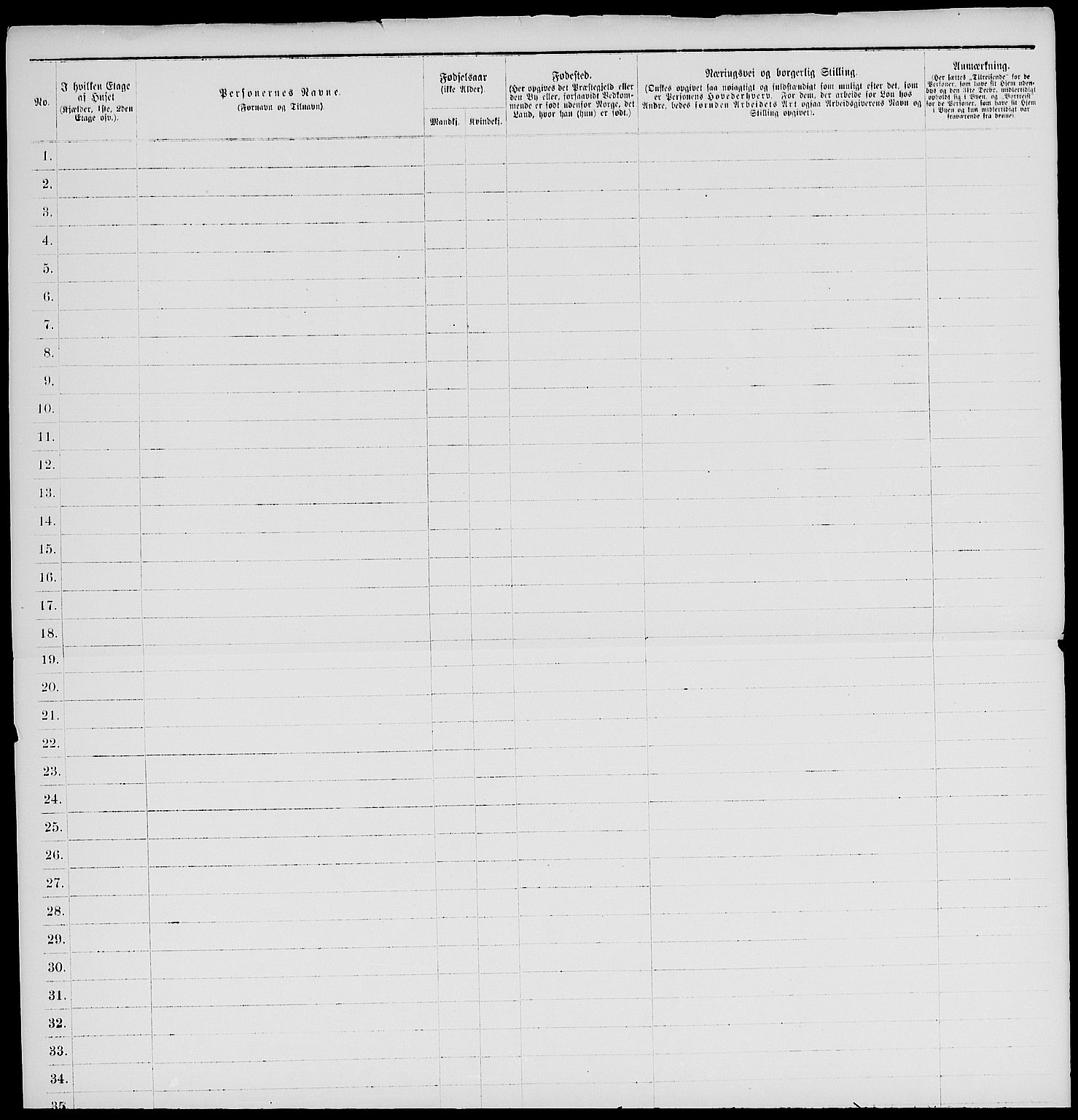 RA, 1885 census for 0301 Kristiania, 1885, p. 2508