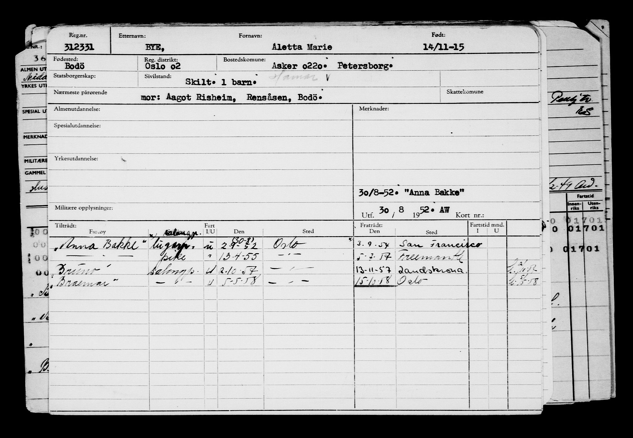 Direktoratet for sjømenn, RA/S-3545/G/Gb/L0134: Hovedkort, 1915, p. 488