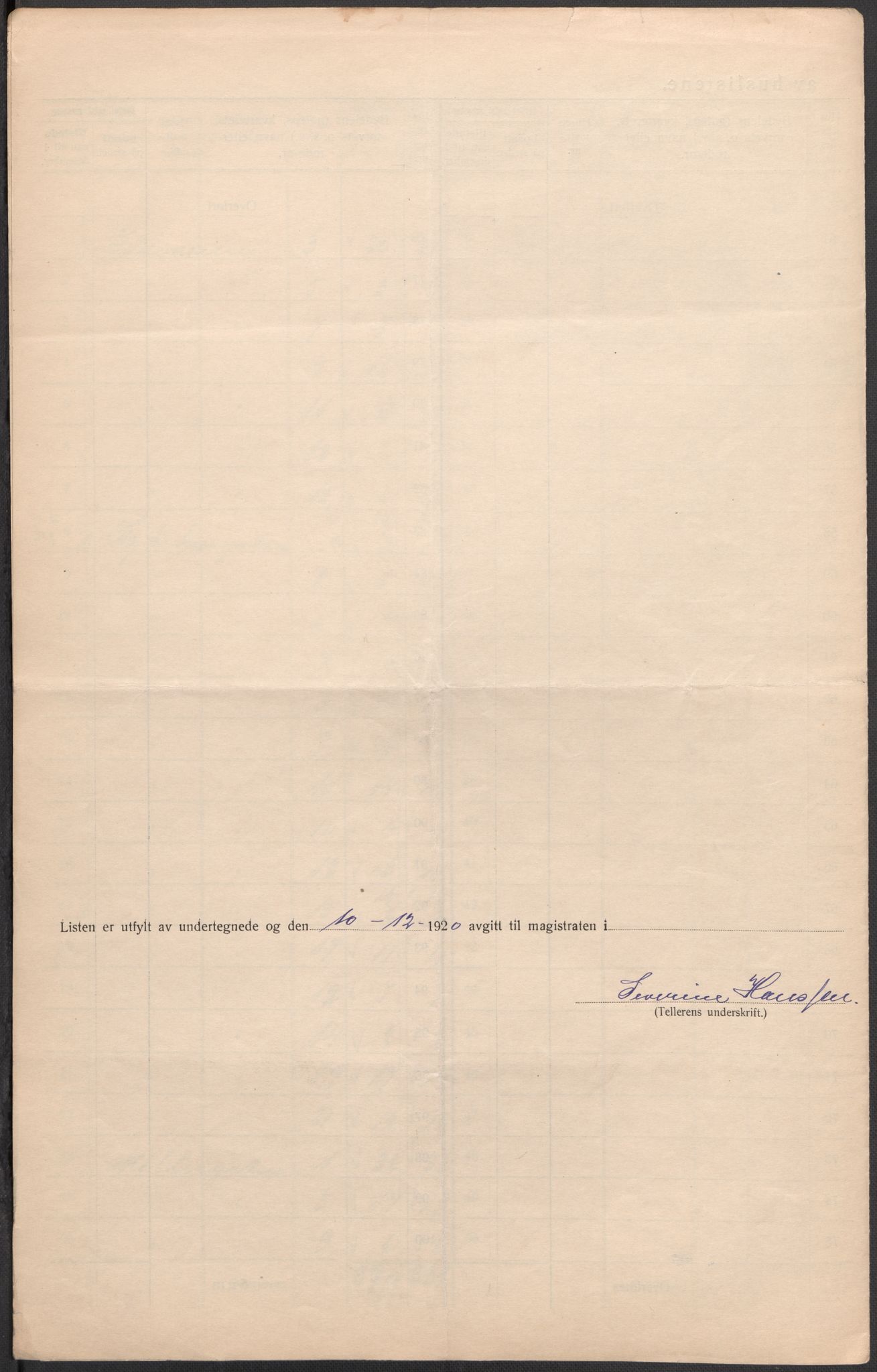 SAO, 1920 census for Fredrikshald, 1920, p. 26