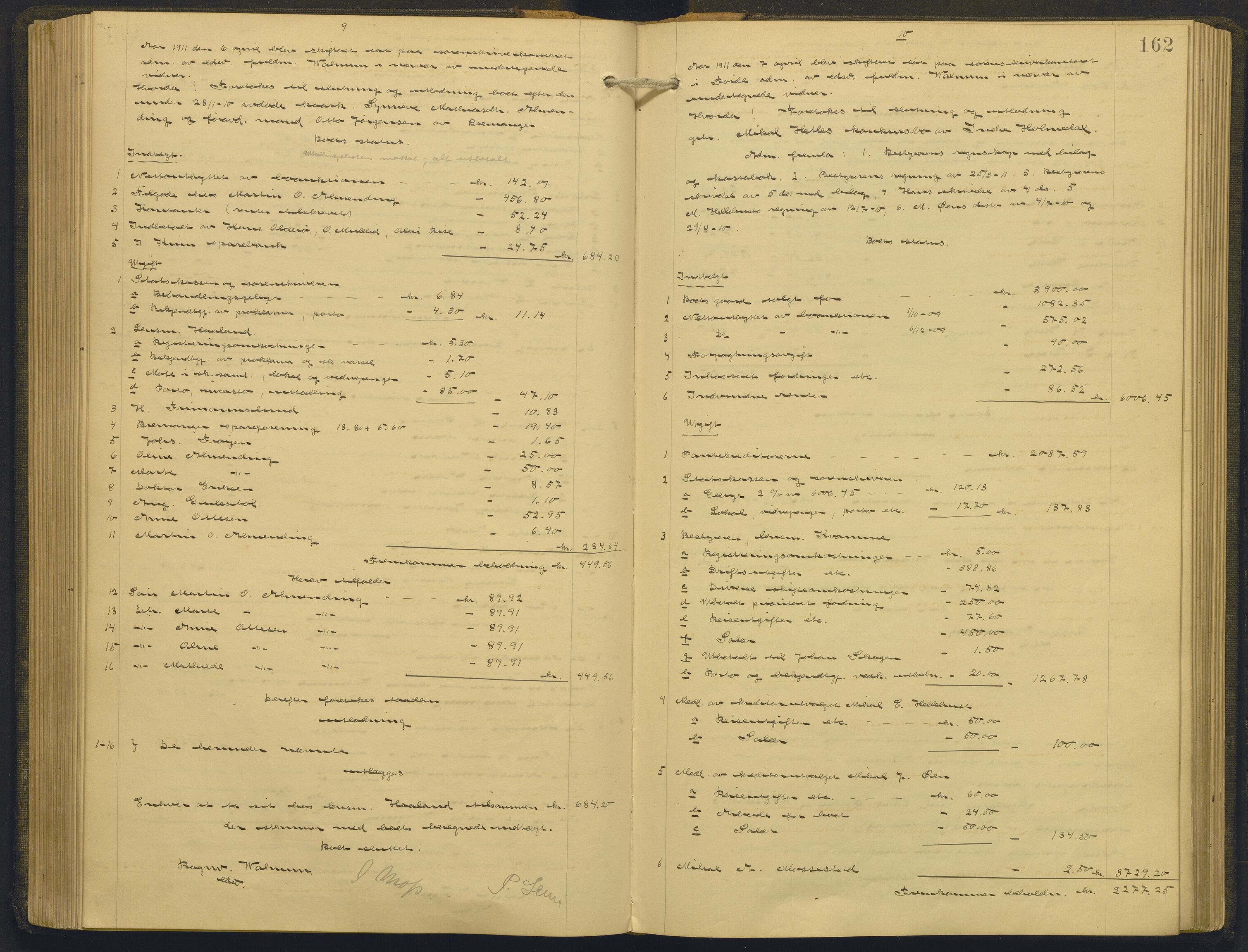 Sunnfjord tingrett, AV/SAB-A-3201/1/H/Hd/L0010: Skifteutlodningsprotokoll, 1907-1914, p. 161b-162a