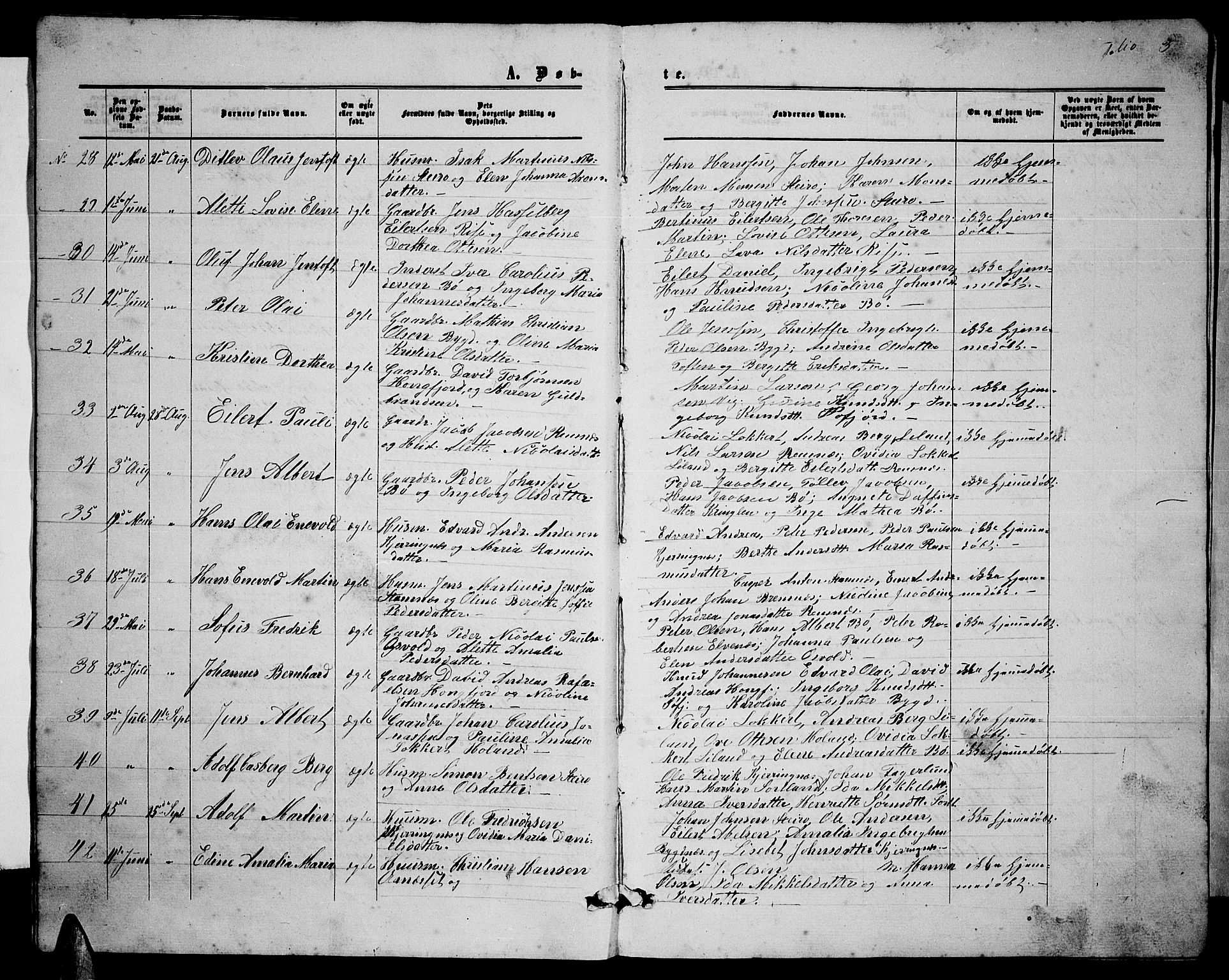 Ministerialprotokoller, klokkerbøker og fødselsregistre - Nordland, SAT/A-1459/895/L1381: Parish register (copy) no. 895C03, 1864-1885, p. 3