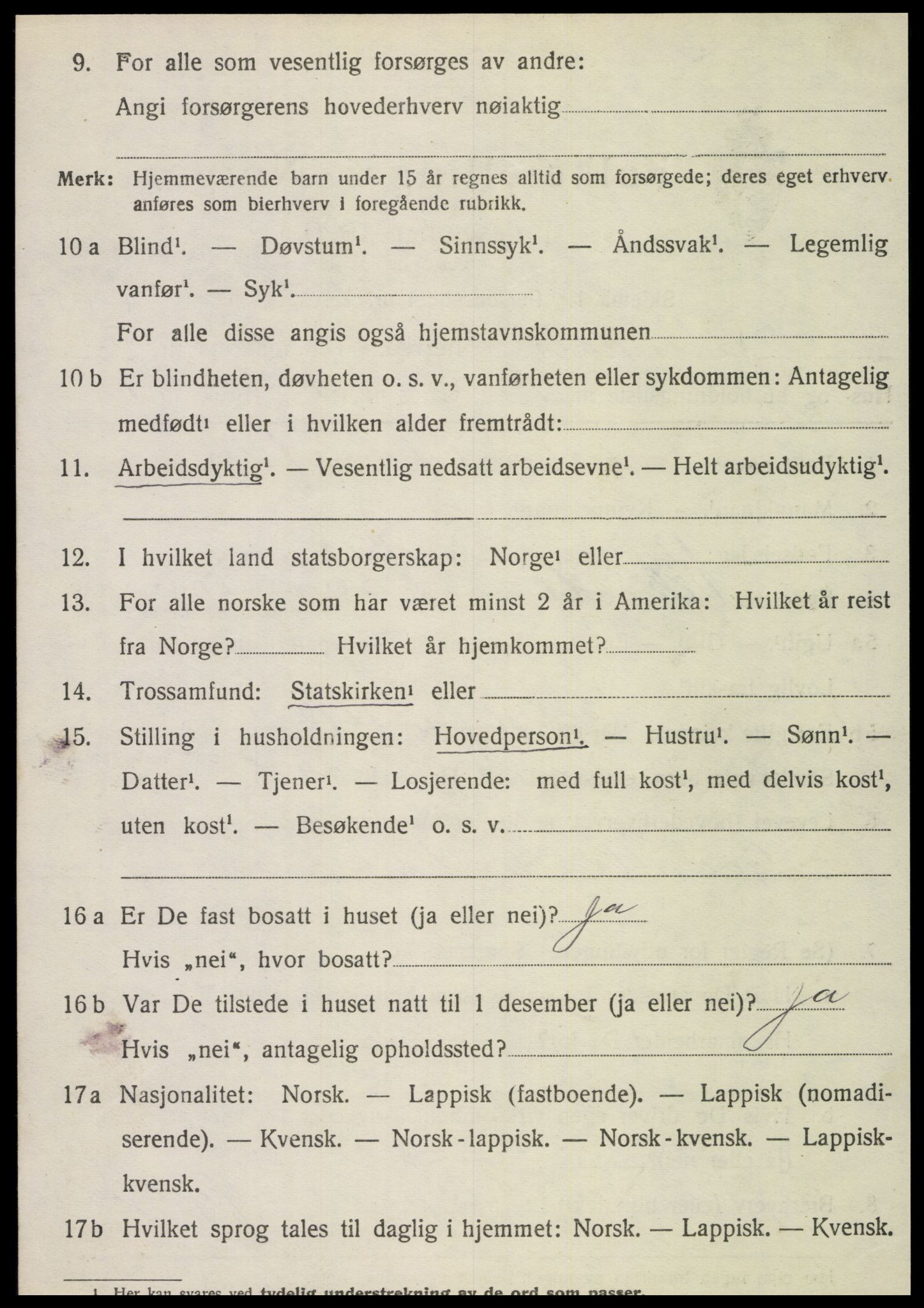 SAT, 1920 census for Bindal, 1920, p. 6352