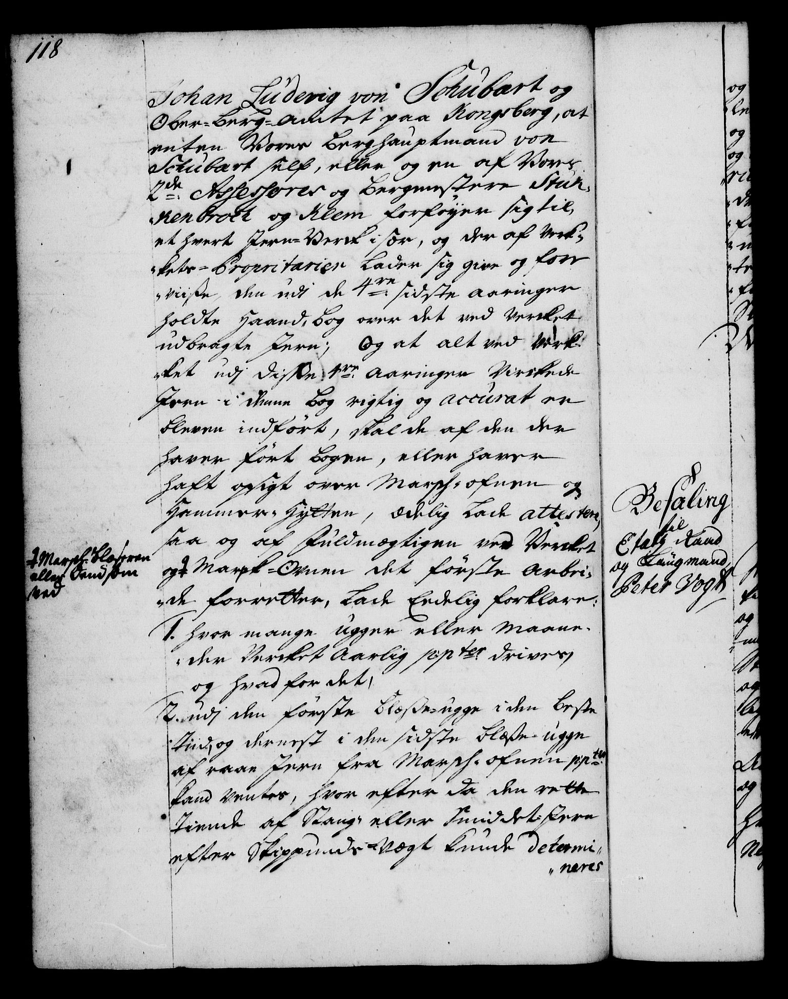 Rentekammeret, Kammerkanselliet, RA/EA-3111/G/Gg/Gga/L0004: Norsk ekspedisjonsprotokoll med register (merket RK 53.4), 1734-1741, p. 118