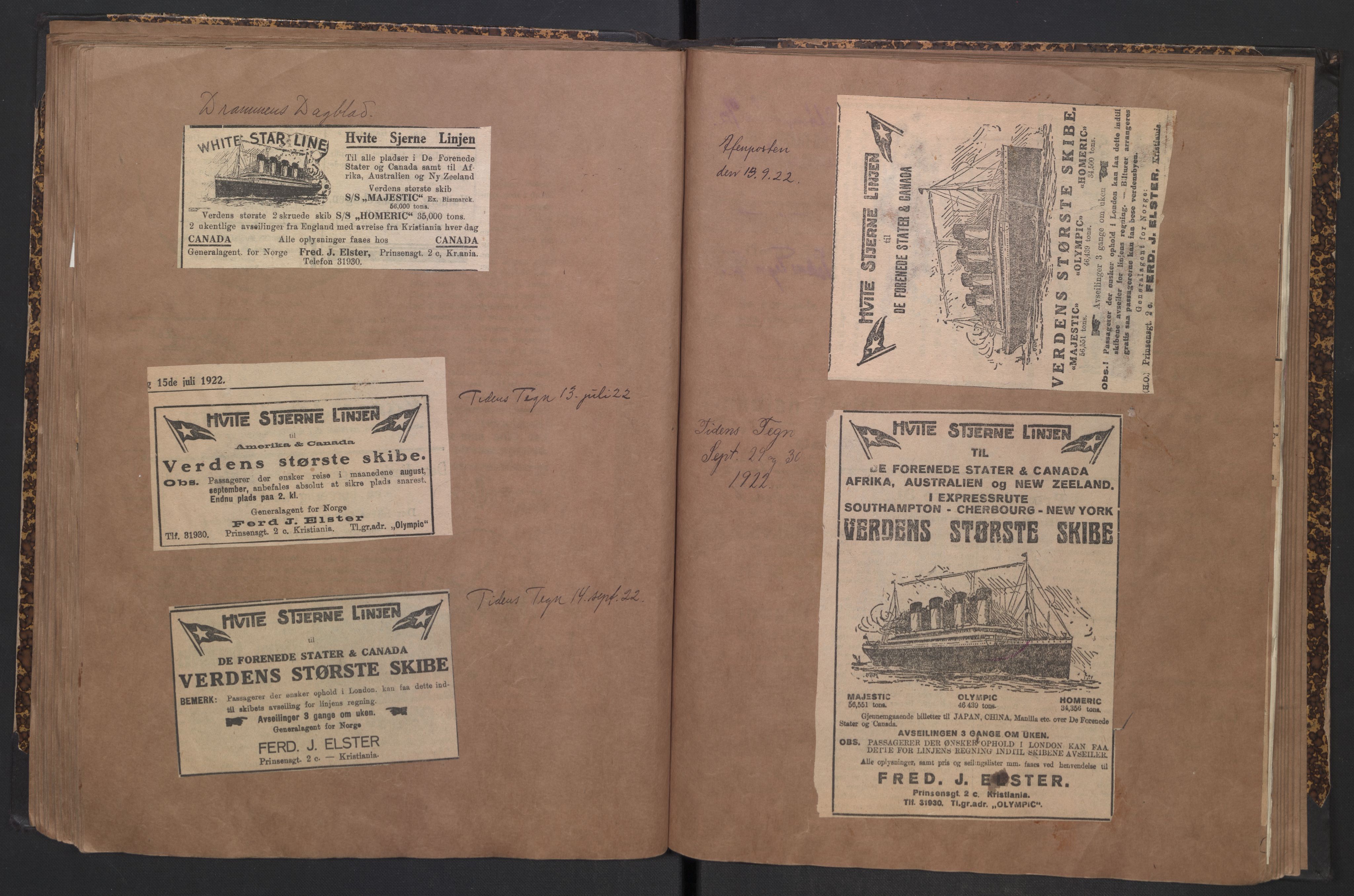 White Star-linjen, AV/SAO-PAO-0201/D/Dc/L0001: Utklippingsbok, 1909-1924, p. 72