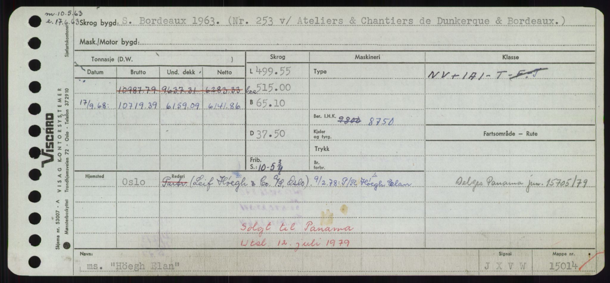 Sjøfartsdirektoratet med forløpere, Skipsmålingen, AV/RA-S-1627/H/Hd/L0017: Fartøy, Holi-Hå, p. 311