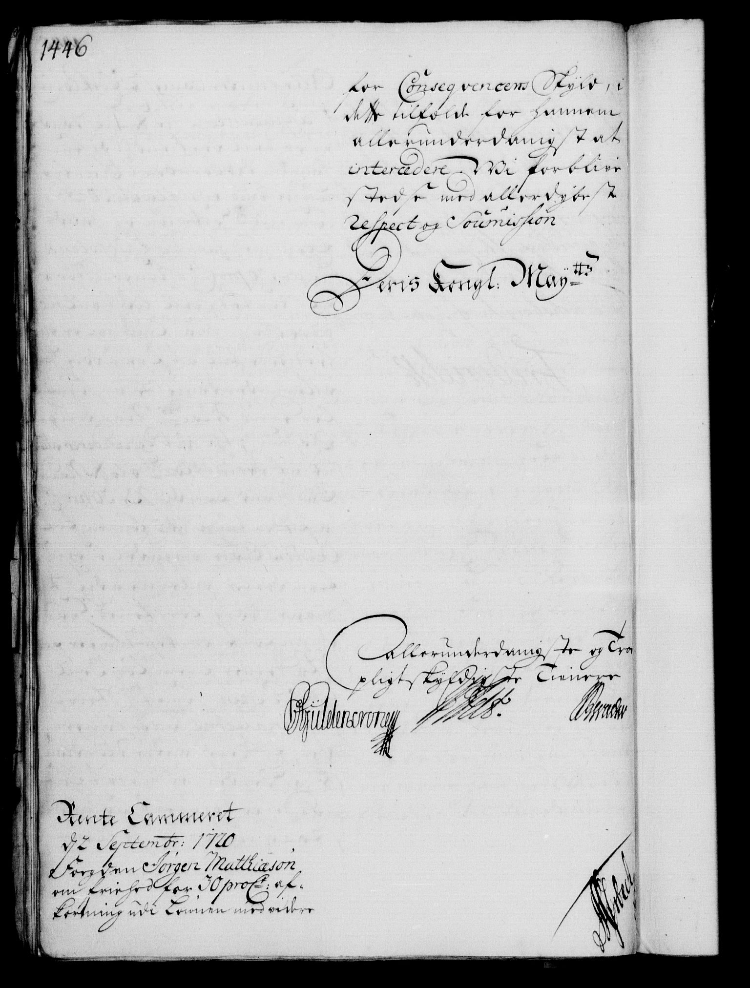 Rentekammeret, Kammerkanselliet, RA/EA-3111/G/Gf/Gfa/L0003: Norsk relasjons- og resolusjonsprotokoll (merket RK 52.3), 1720, p. 420